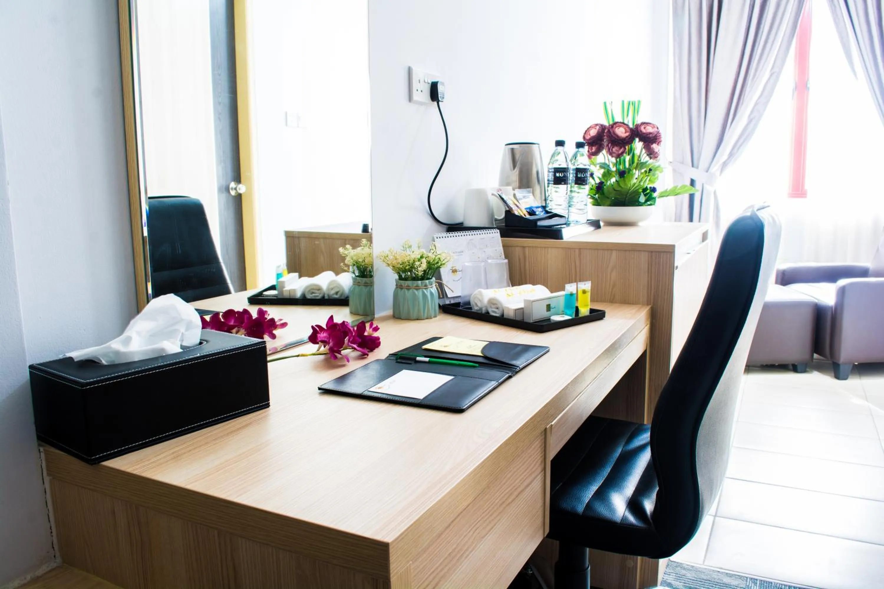 Seating area in Al Afiah Hotel