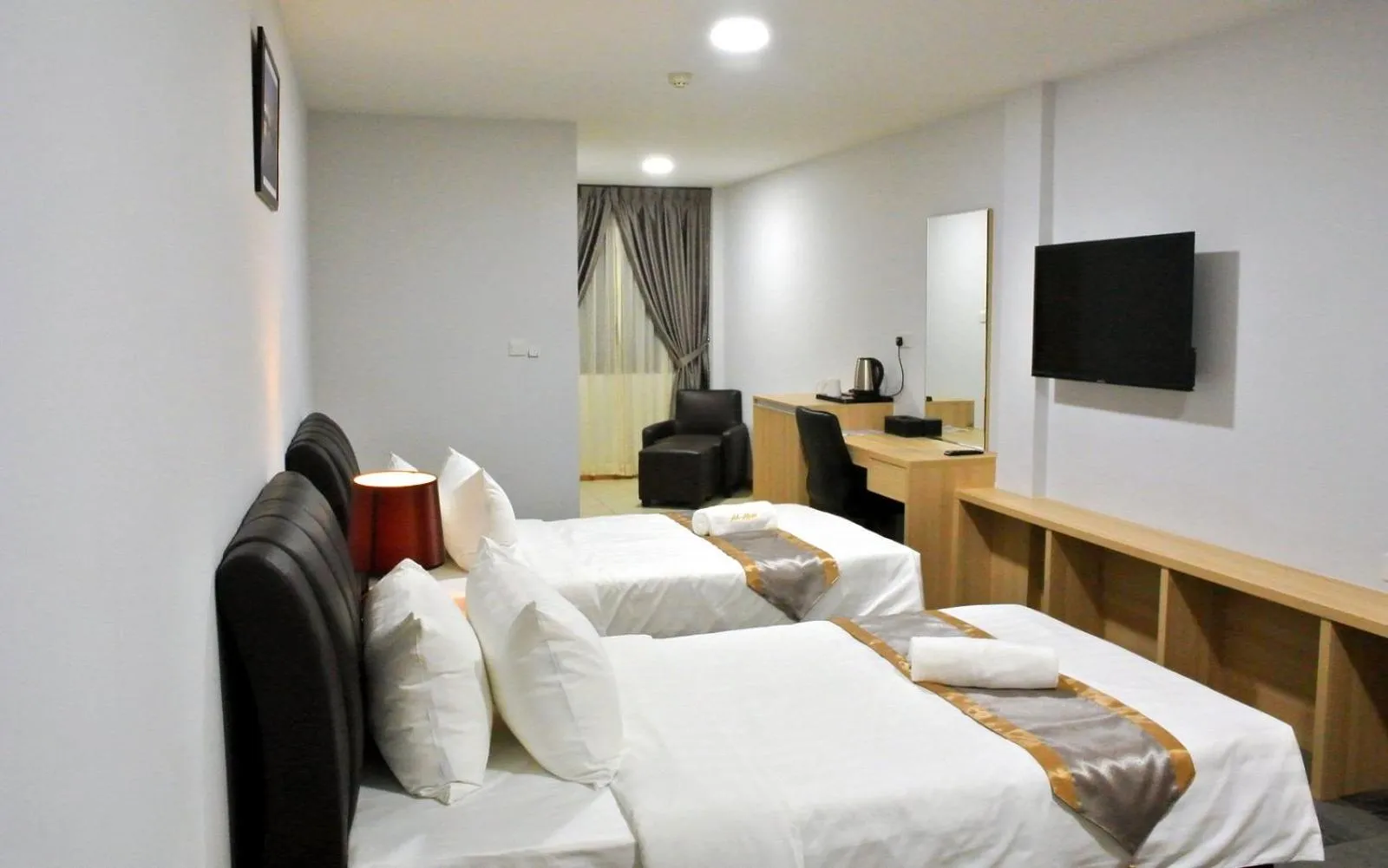 TV and multimedia, Bed in Al Afiah Hotel