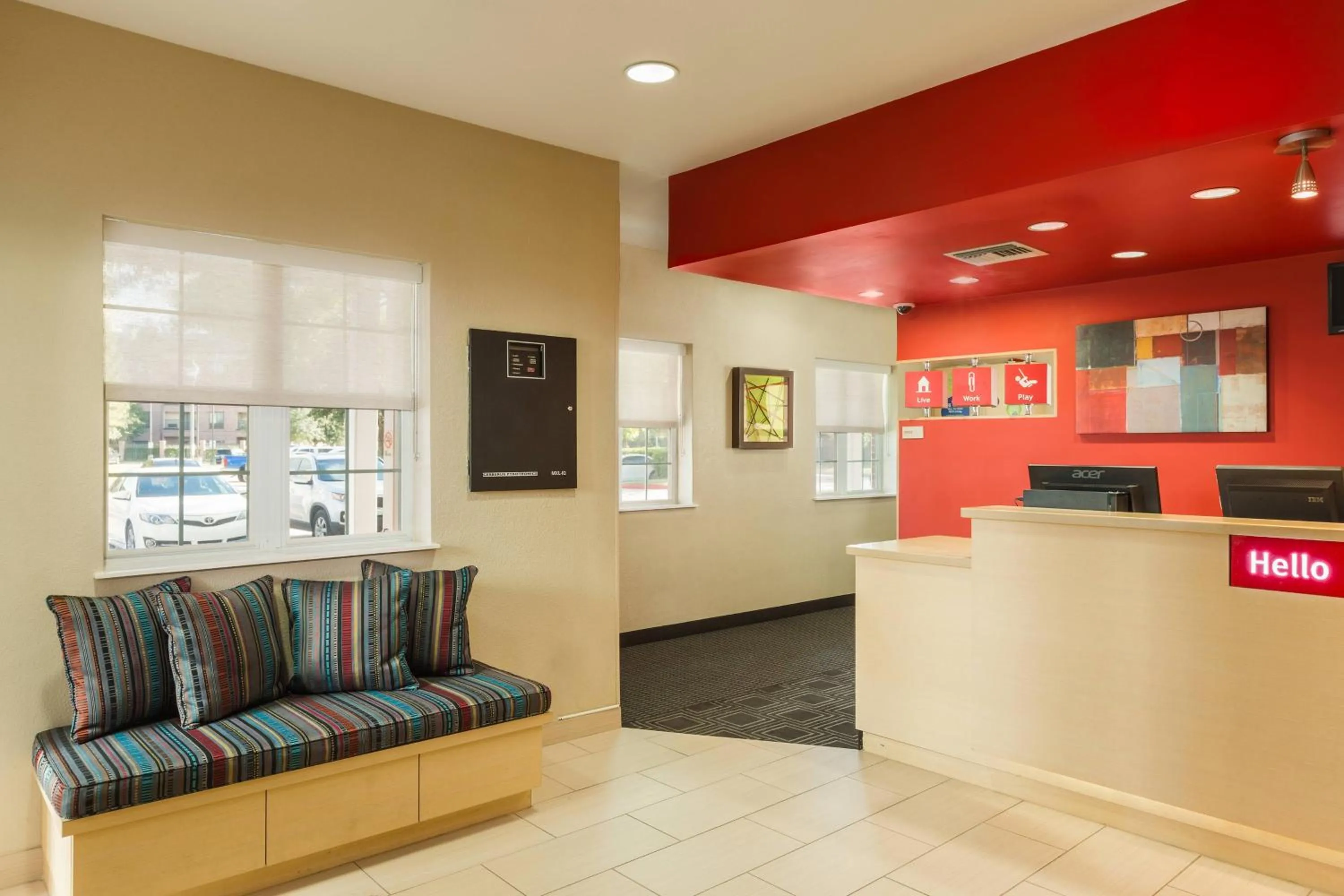 Lobby or reception in TownePlace Suites Houston Northwest