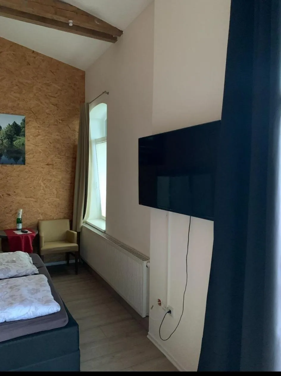 Bed in Historisches Hotel Wildeshauser Bahnhof