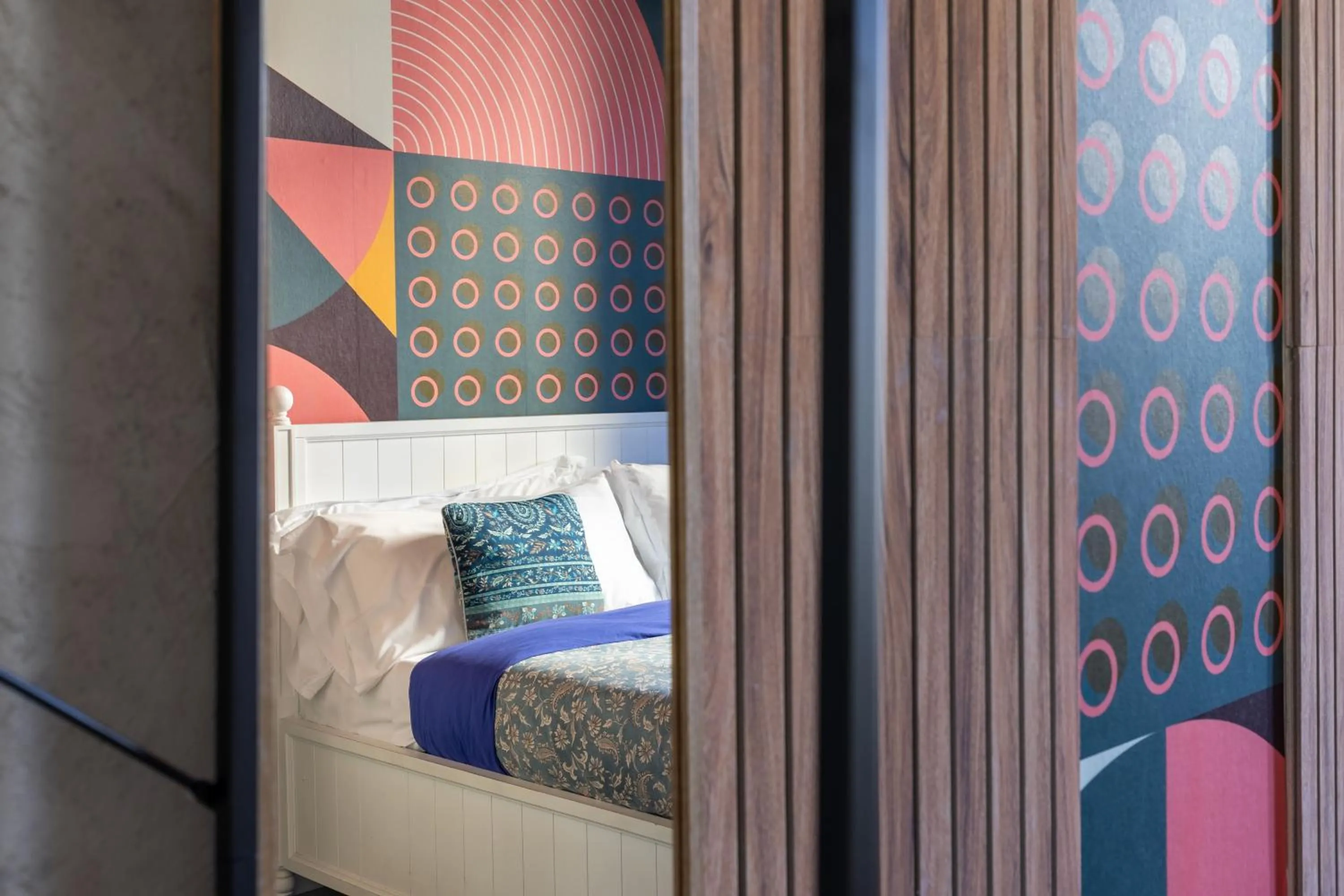 Decorative detail, Bed in Coderooms