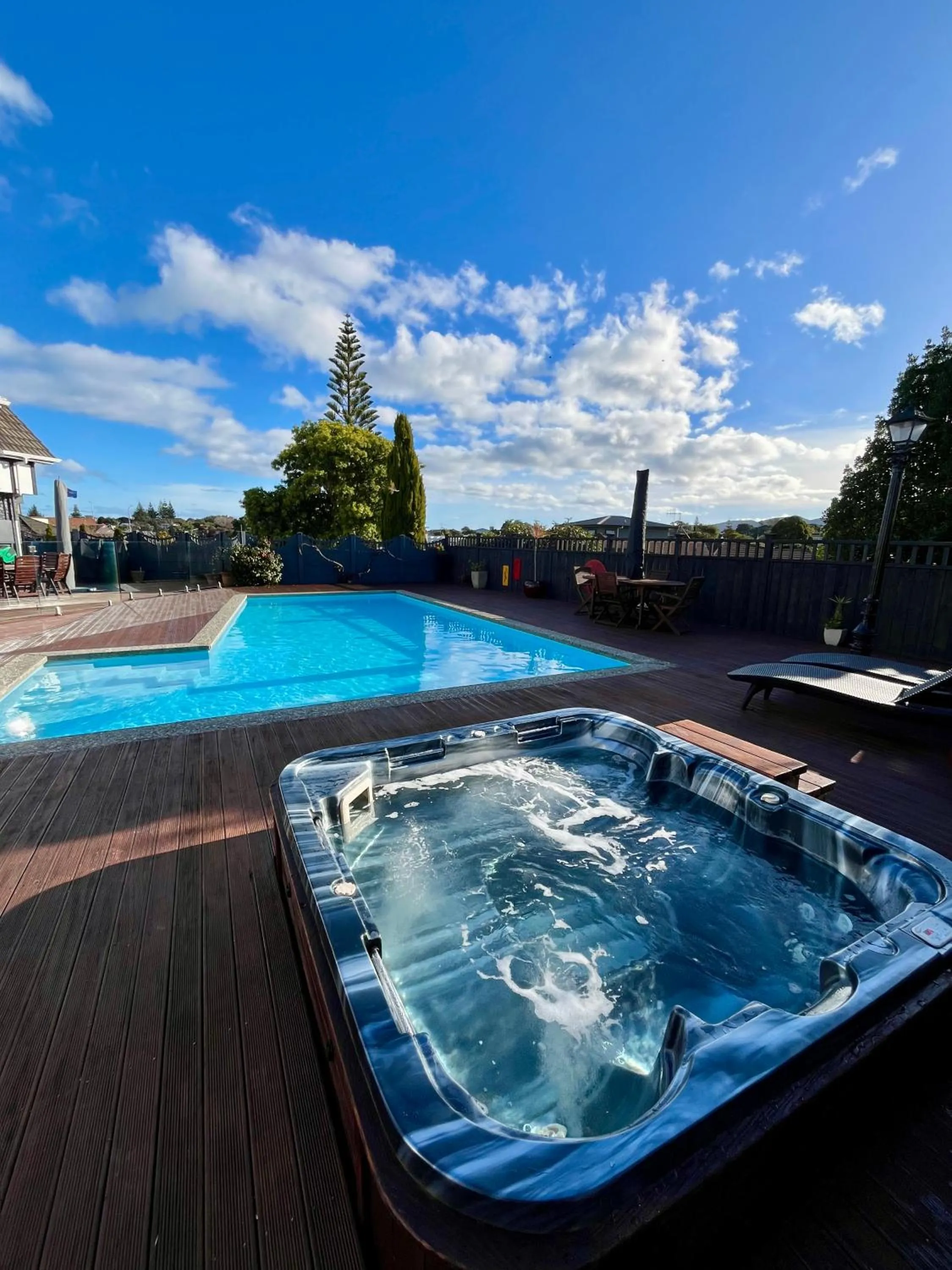 Swimming pool in Tudor Manor Bed & Breakfast