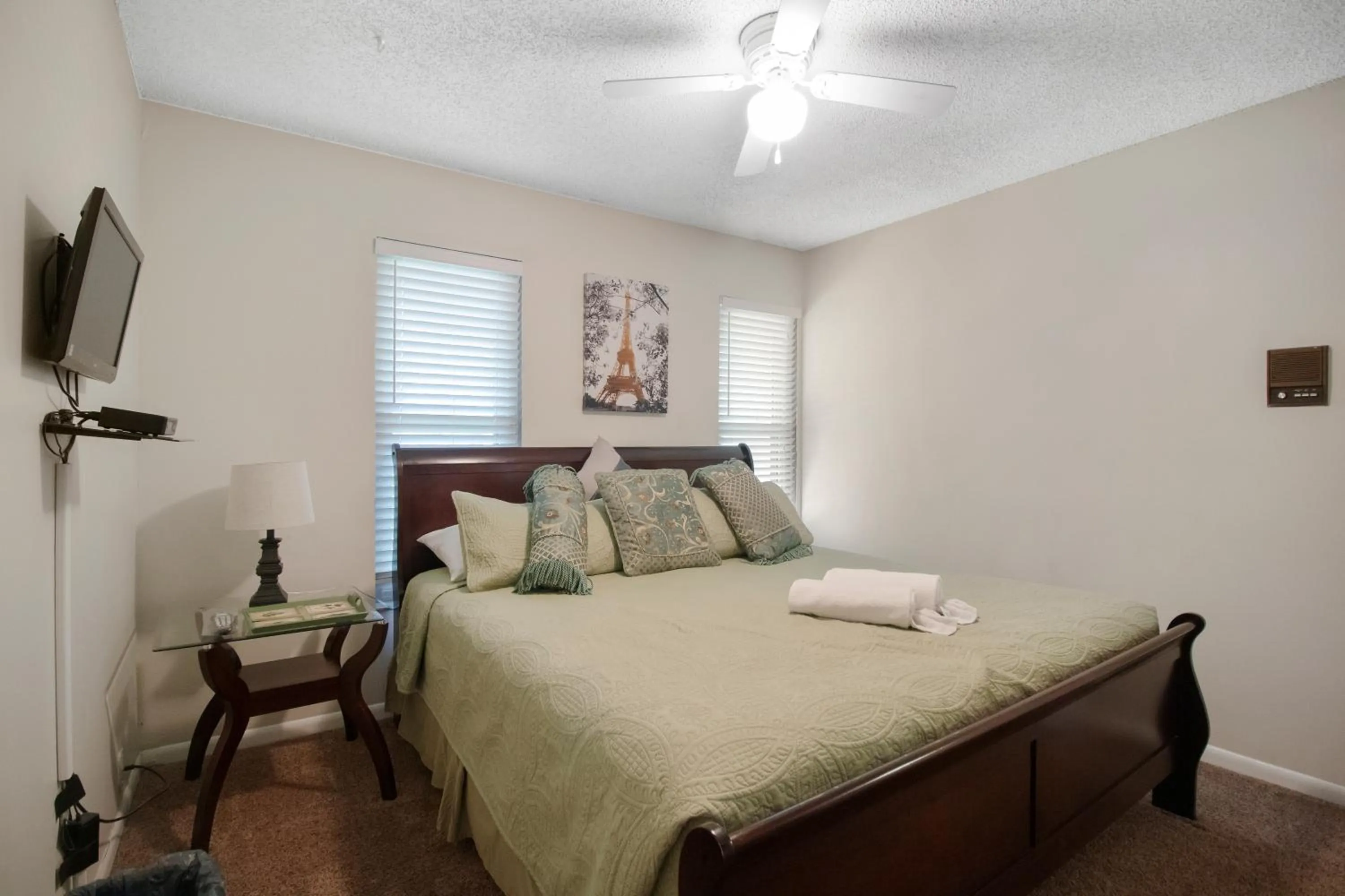 Bedroom, Bed in Tampa Bay Pool Home with Heated Pool