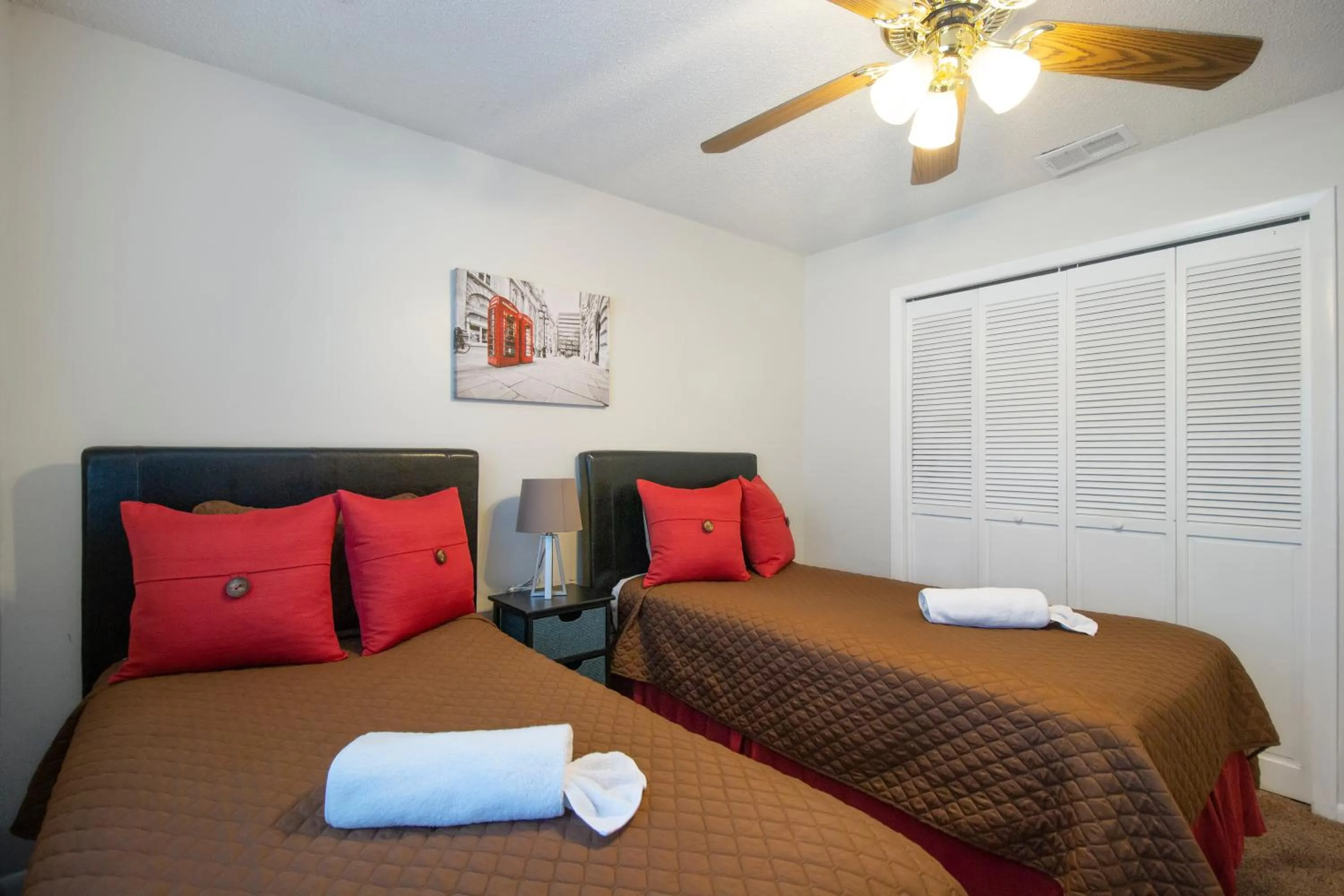 Bedroom, Bed in Tampa Bay Pool Home with Heated Pool