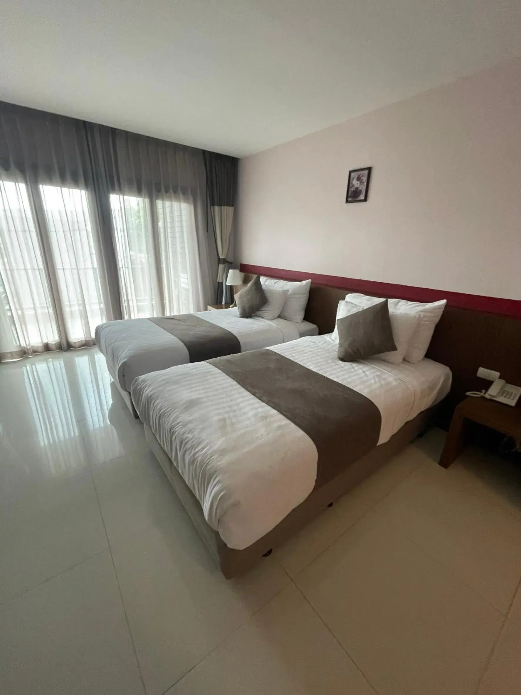 Bed in Siam Triangle Hotel Chiang Sean Bed in Siam Triangle Hotel Chiang Sean