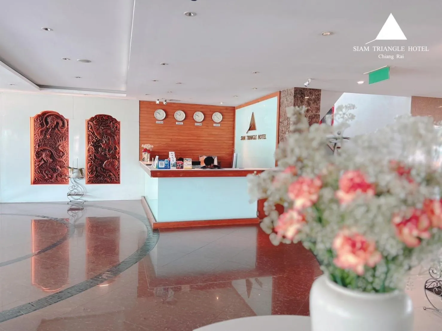 Lobby or reception in Siam Triangle Hotel Chiang Sean