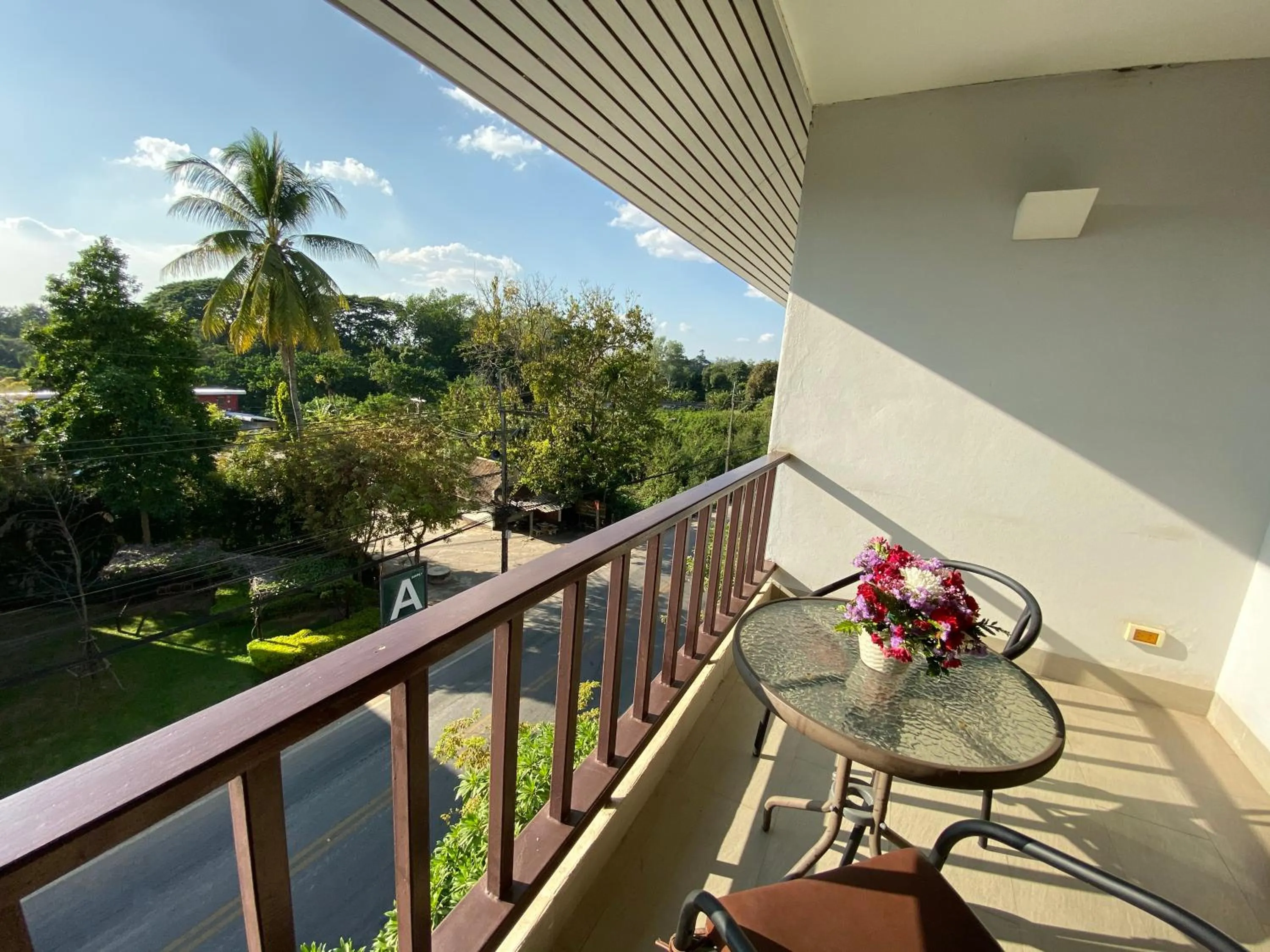 Balcony/Terrace in Siam Triangle Hotel Chiang Sean