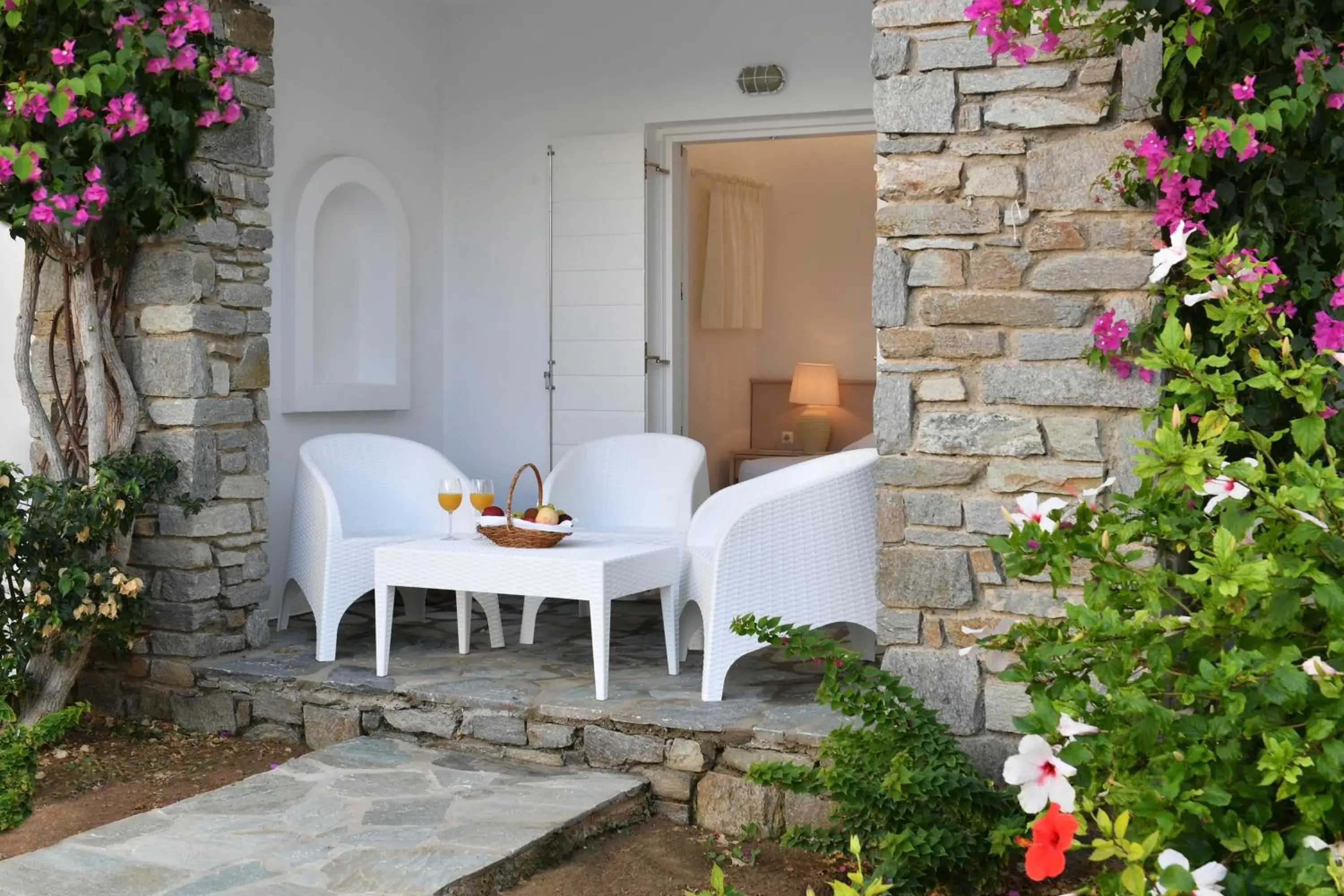 Interconnecting Junior Suites garden view in Astir Of Paros Interconnecting Junior Suites garden view in Astir Of Paros