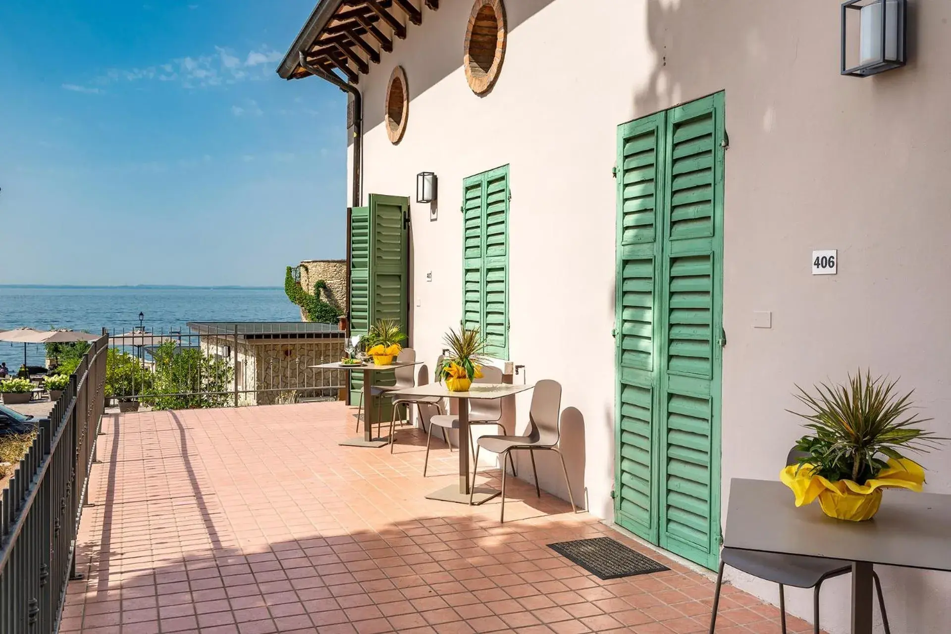 Balcony/Terrace in Hotel Du Parc