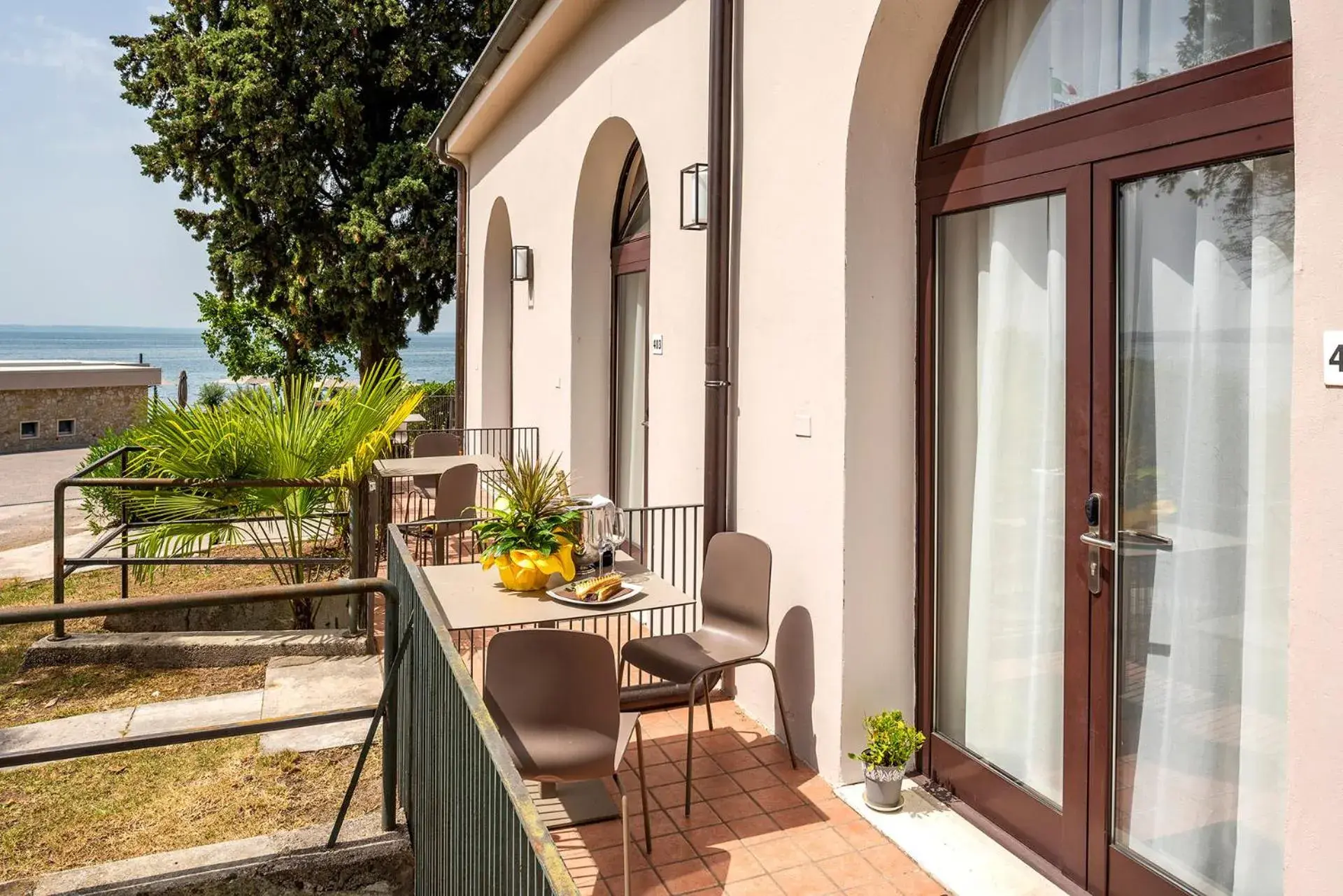 Balcony/Terrace in Hotel Du Parc