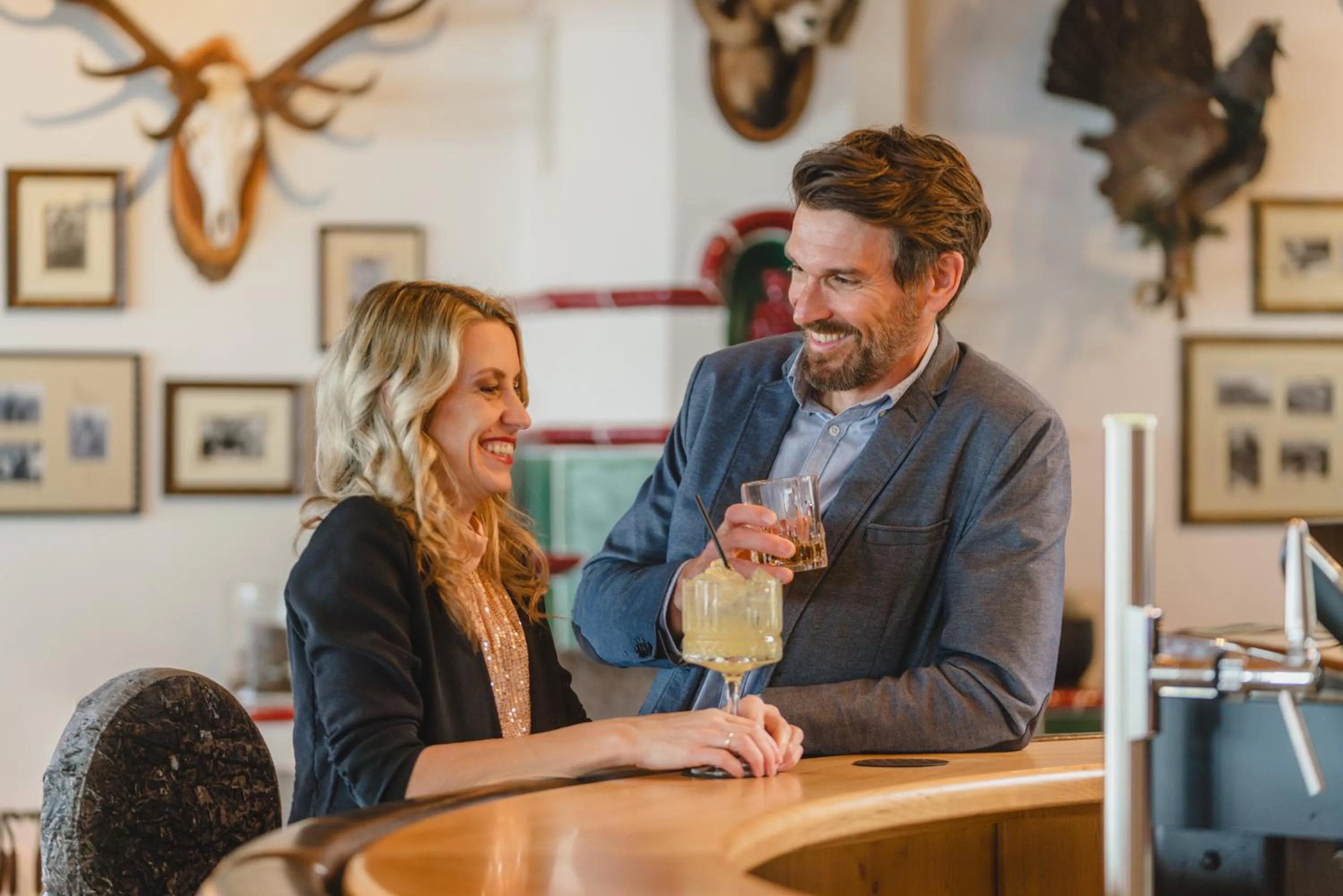 Lobby or reception in Appartement & Suiten Hotel Glöcknerin