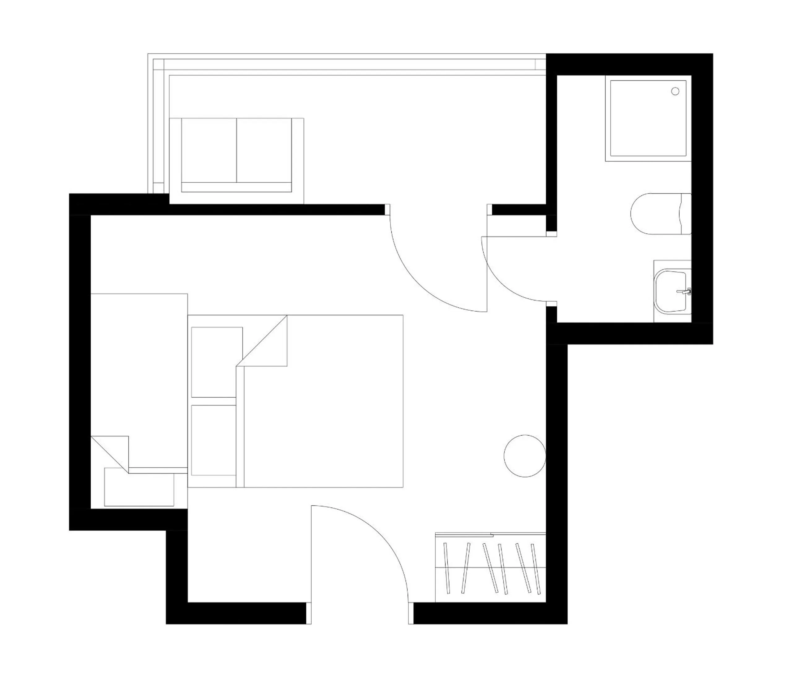 Floor plan in Villa Fantasia Budget Boutique Hotel