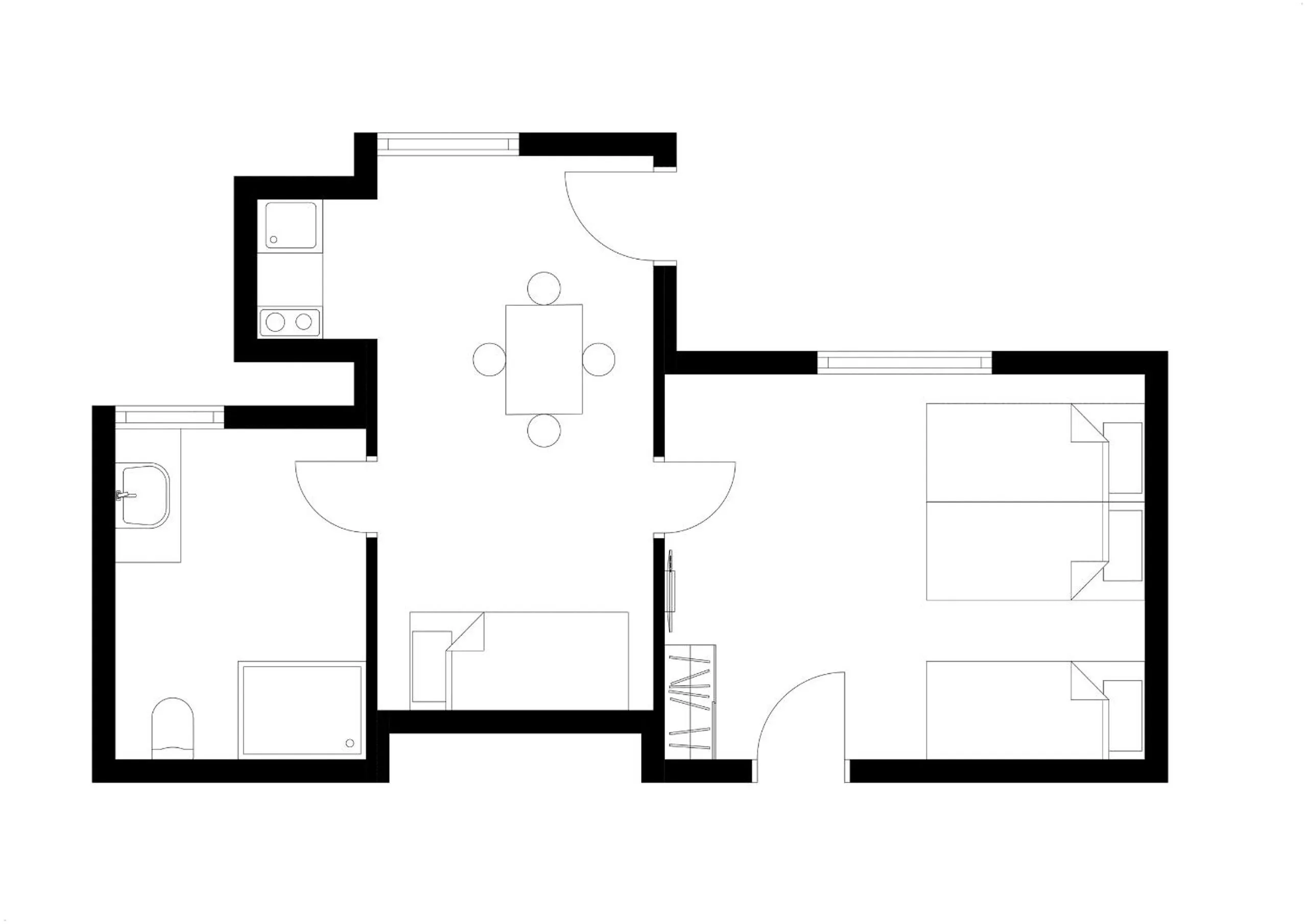 Floor plan in Villa Fantasia Budget Boutique Hotel