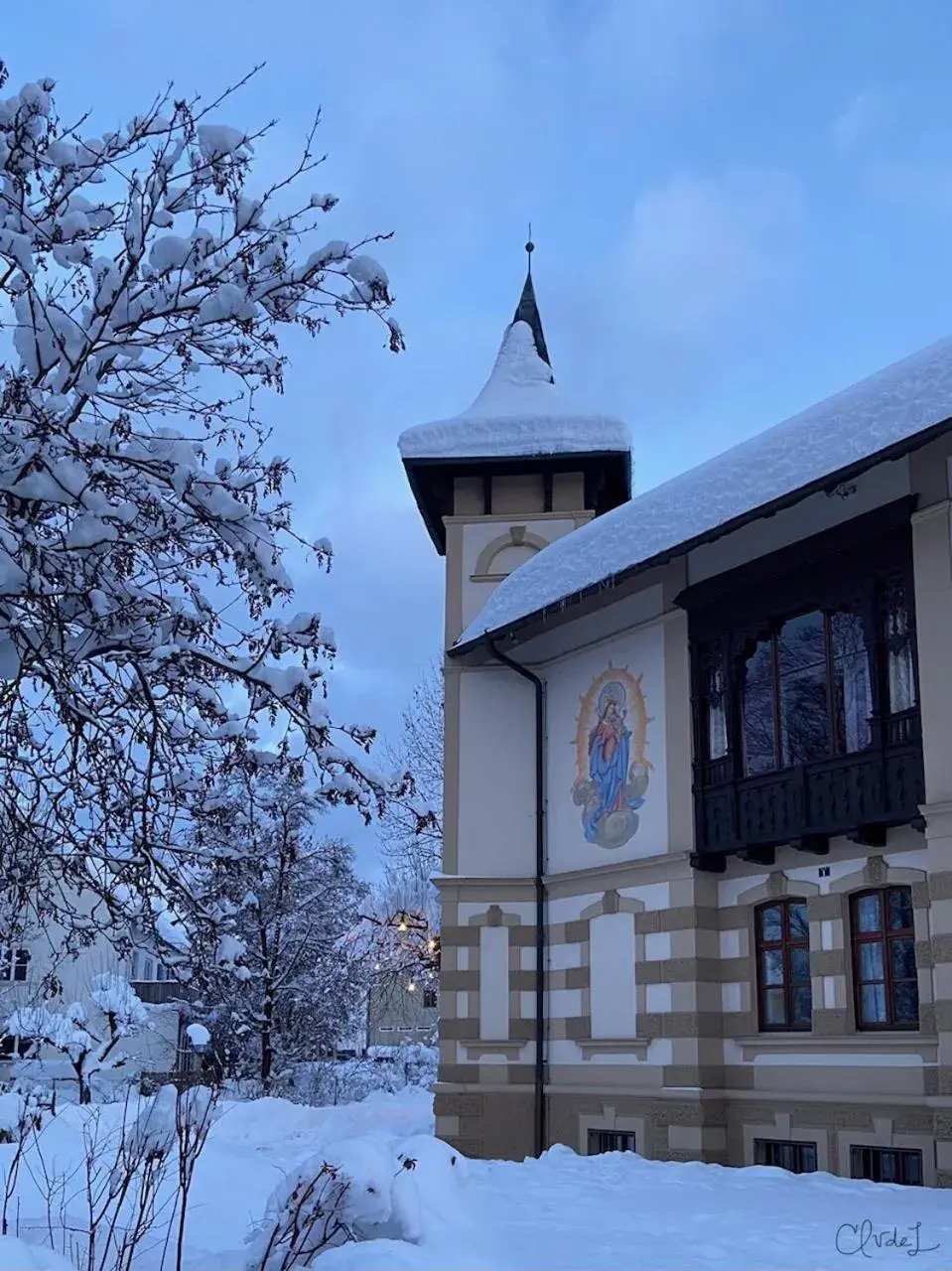 Property building, Winter in Hotel Fantasia