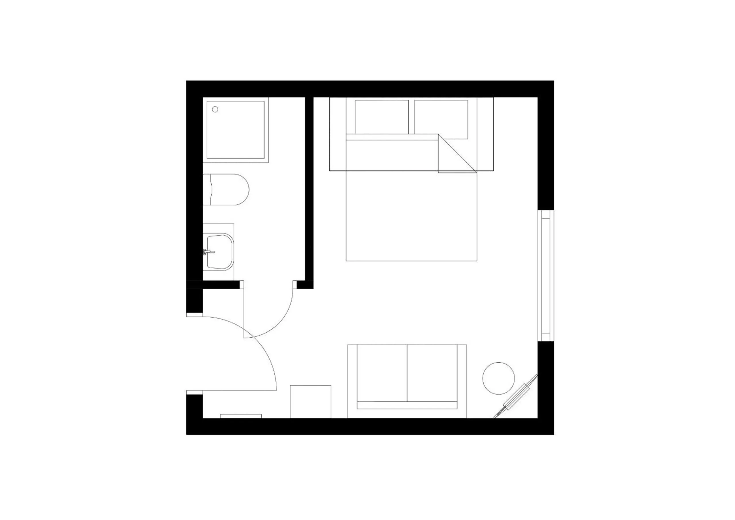 Floor plan in Villa Fantasia Budget Boutique Hotel
