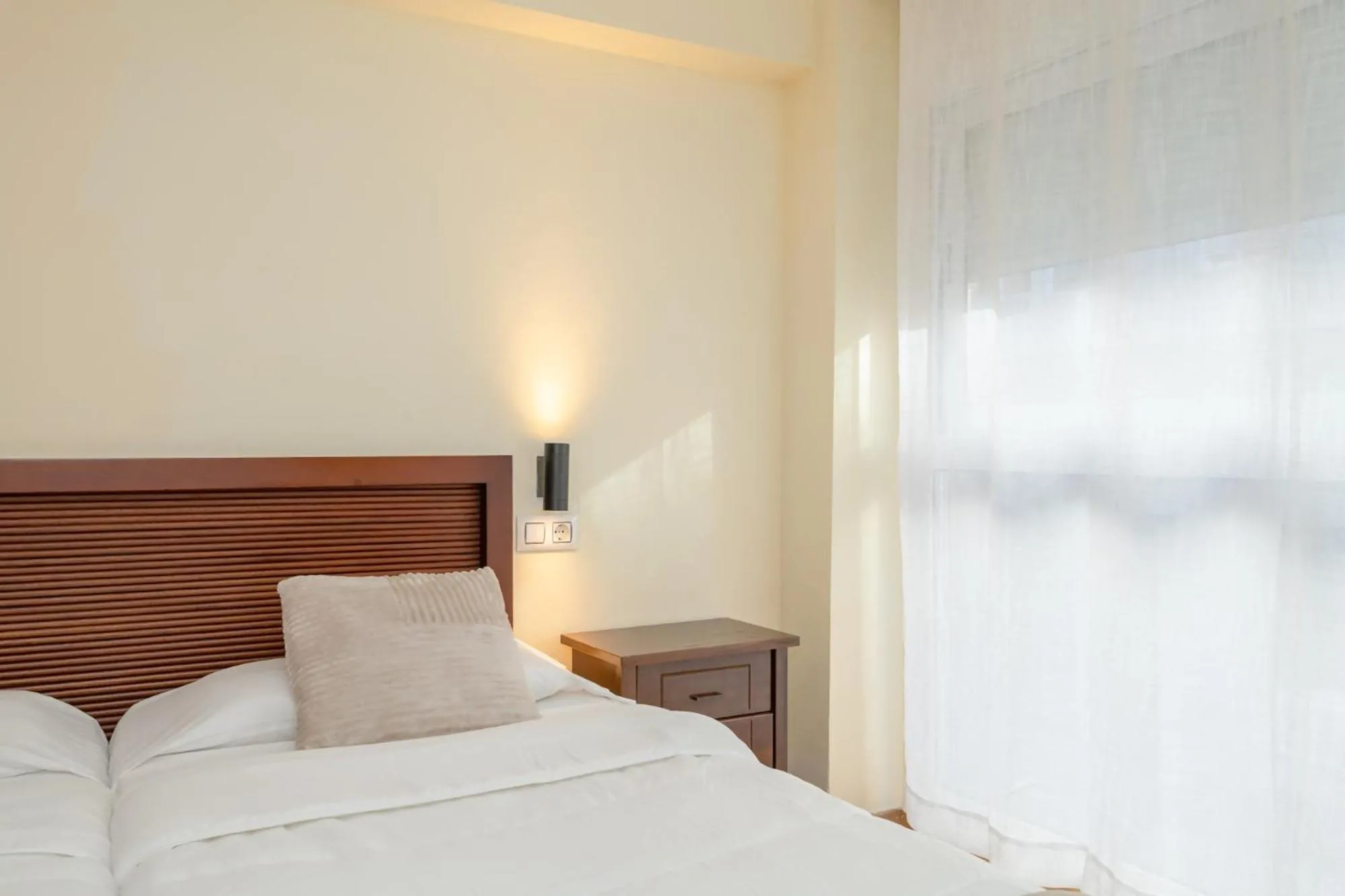 Bed in Apartamento céntrico en Girona