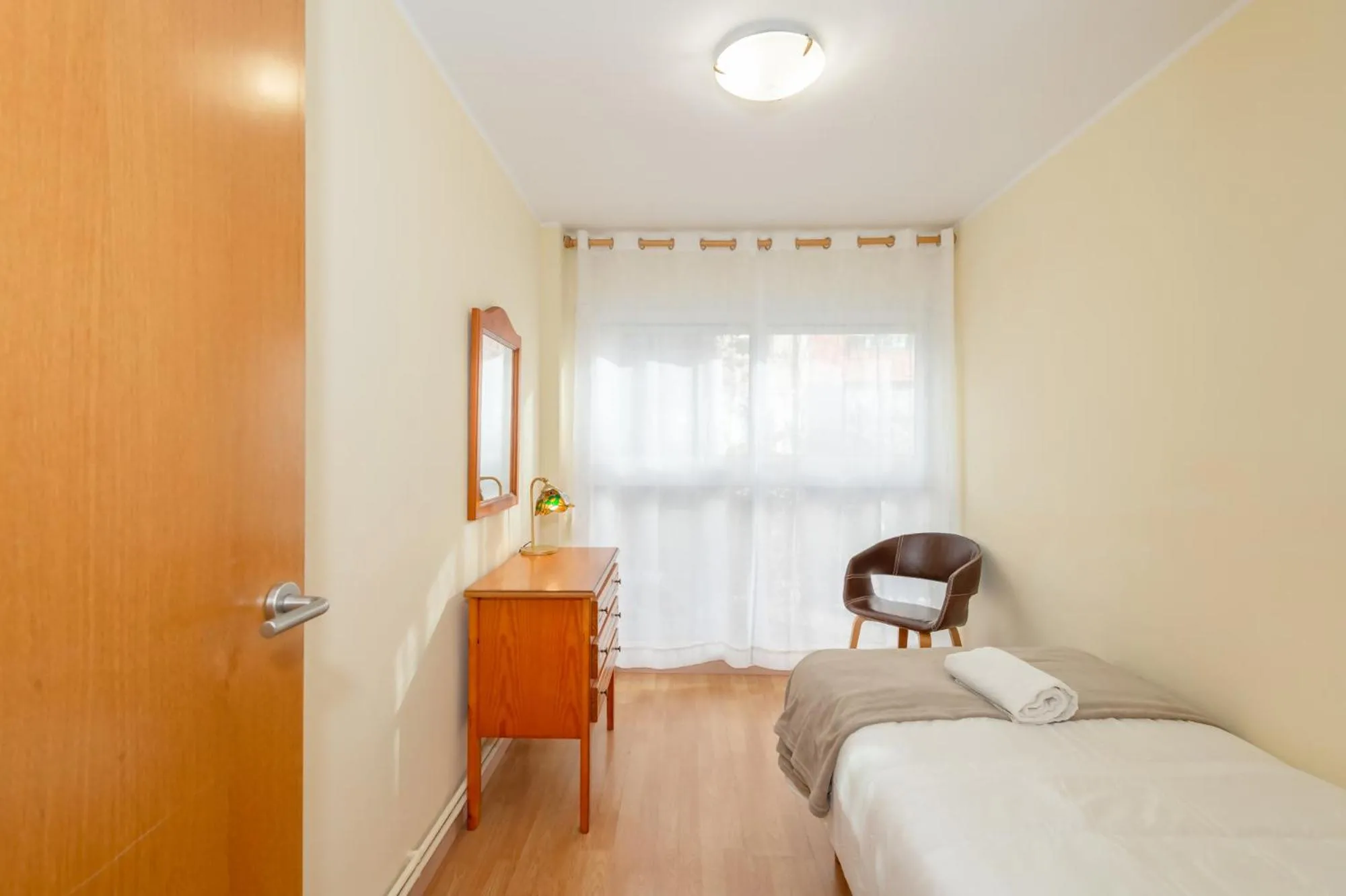 Bed in Apartamento céntrico en Girona