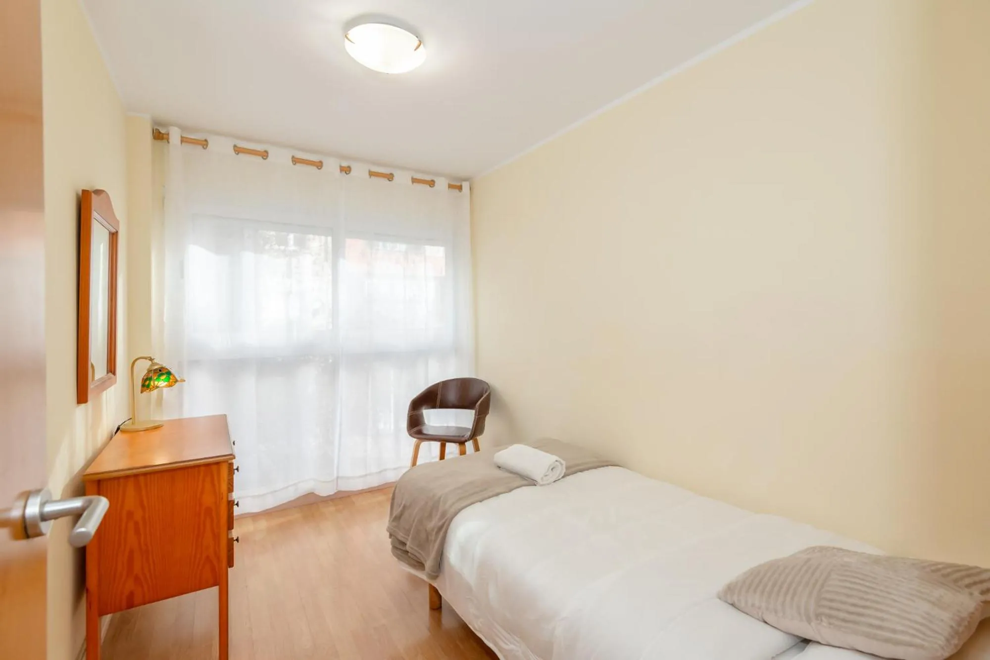 Bed in Apartamento céntrico en Girona