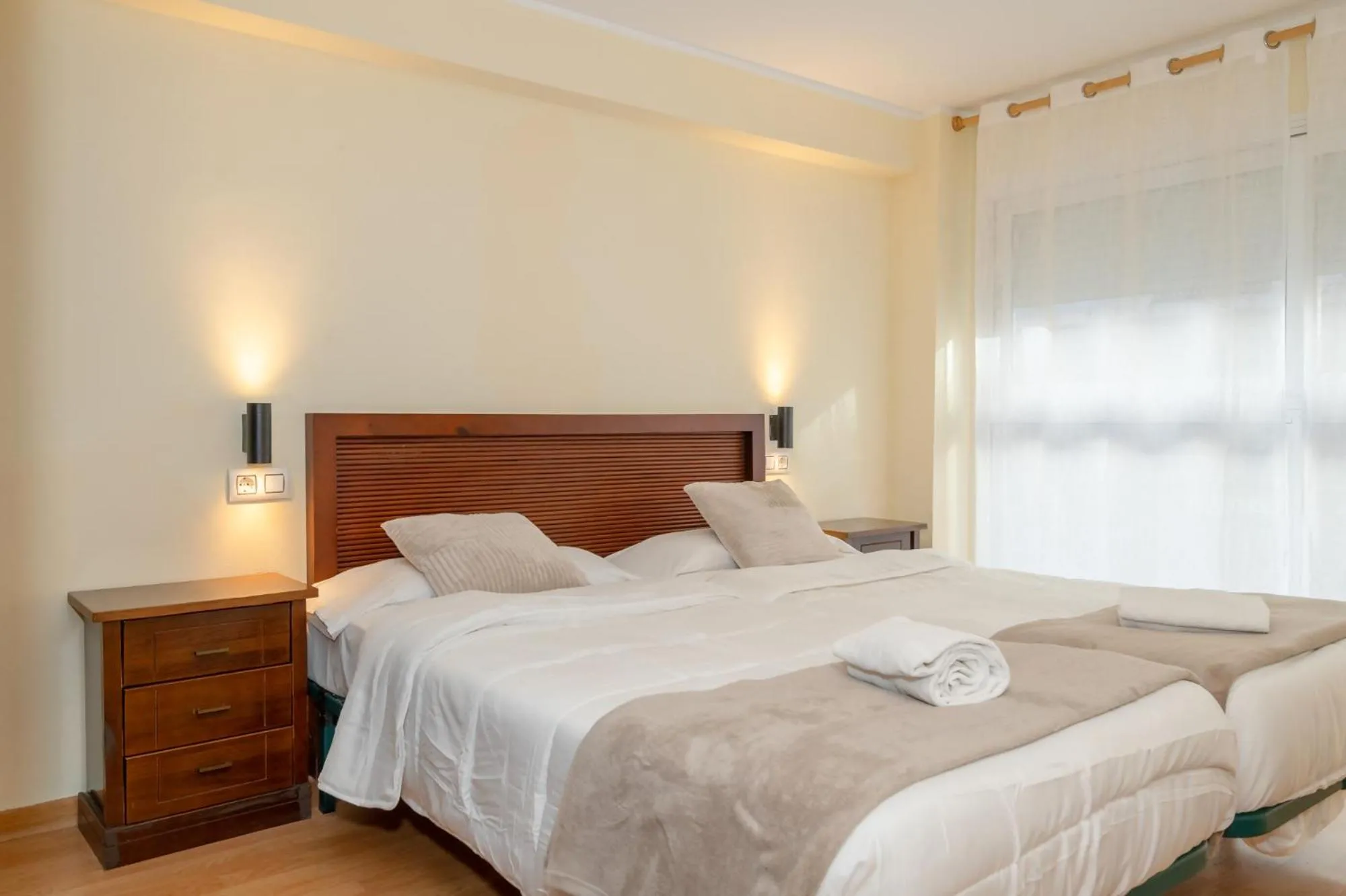 Bed in Apartamento céntrico en Girona
