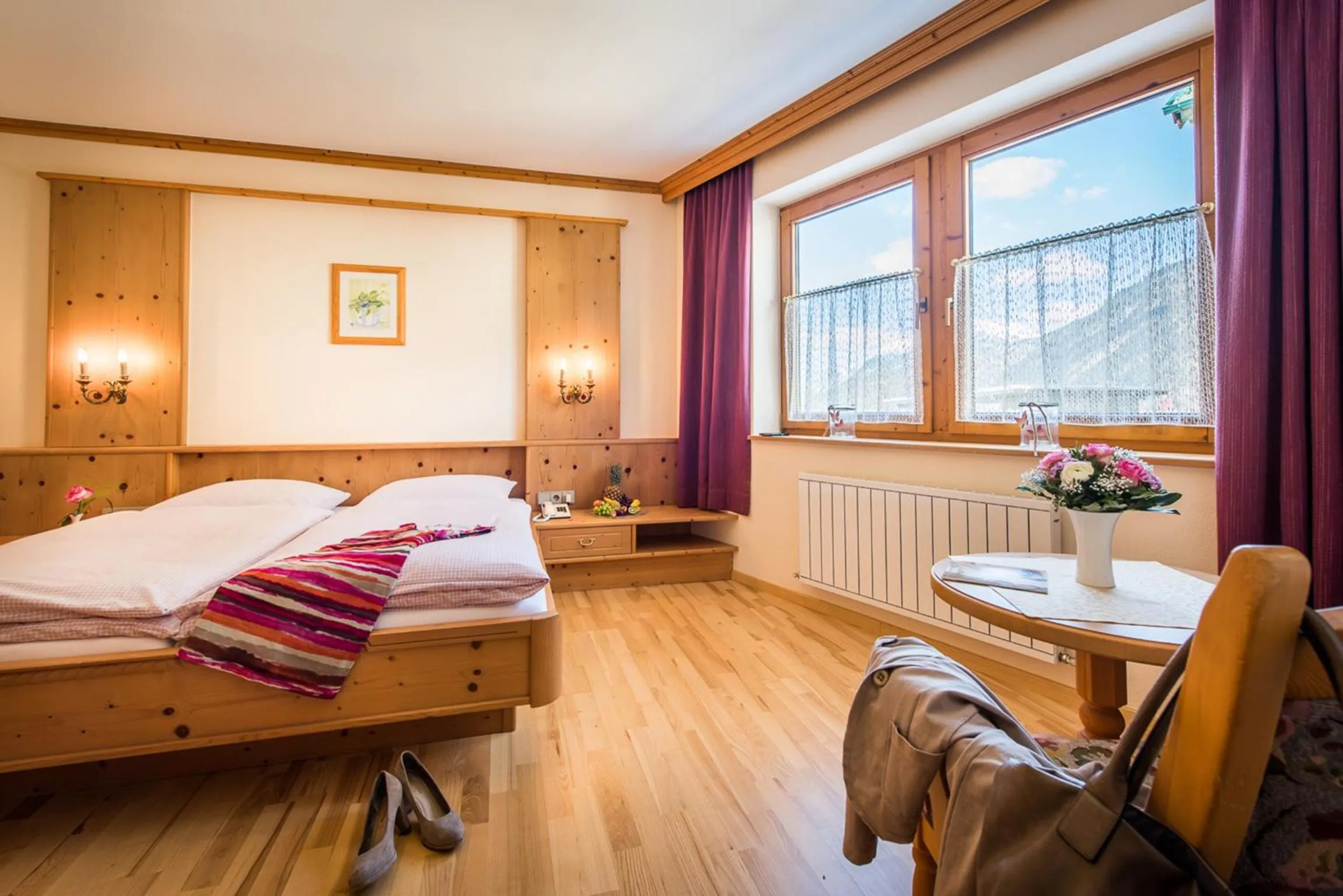 Bed in Appartementhaus Alpenrose