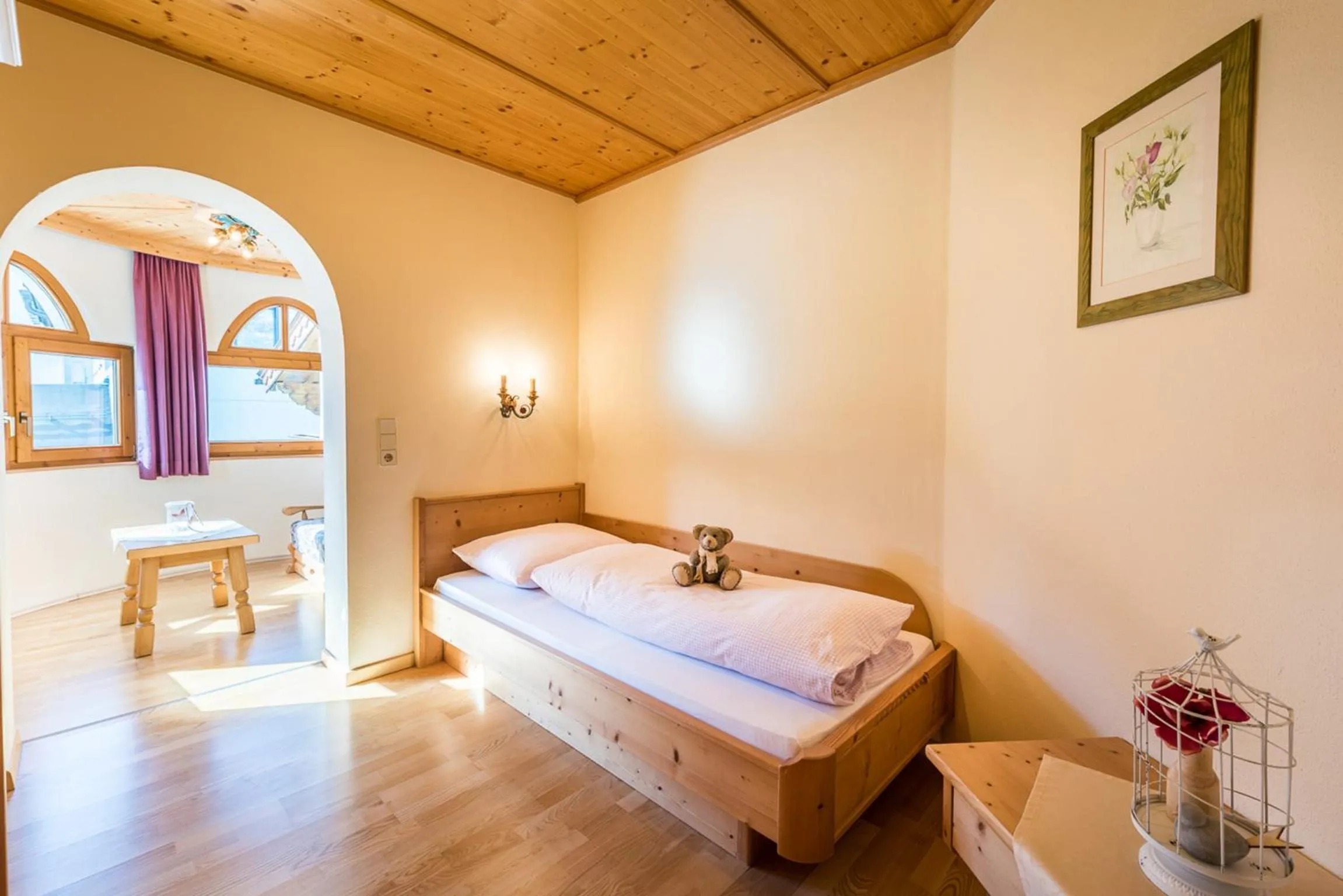 Bed in Appartementhaus Alpenrose