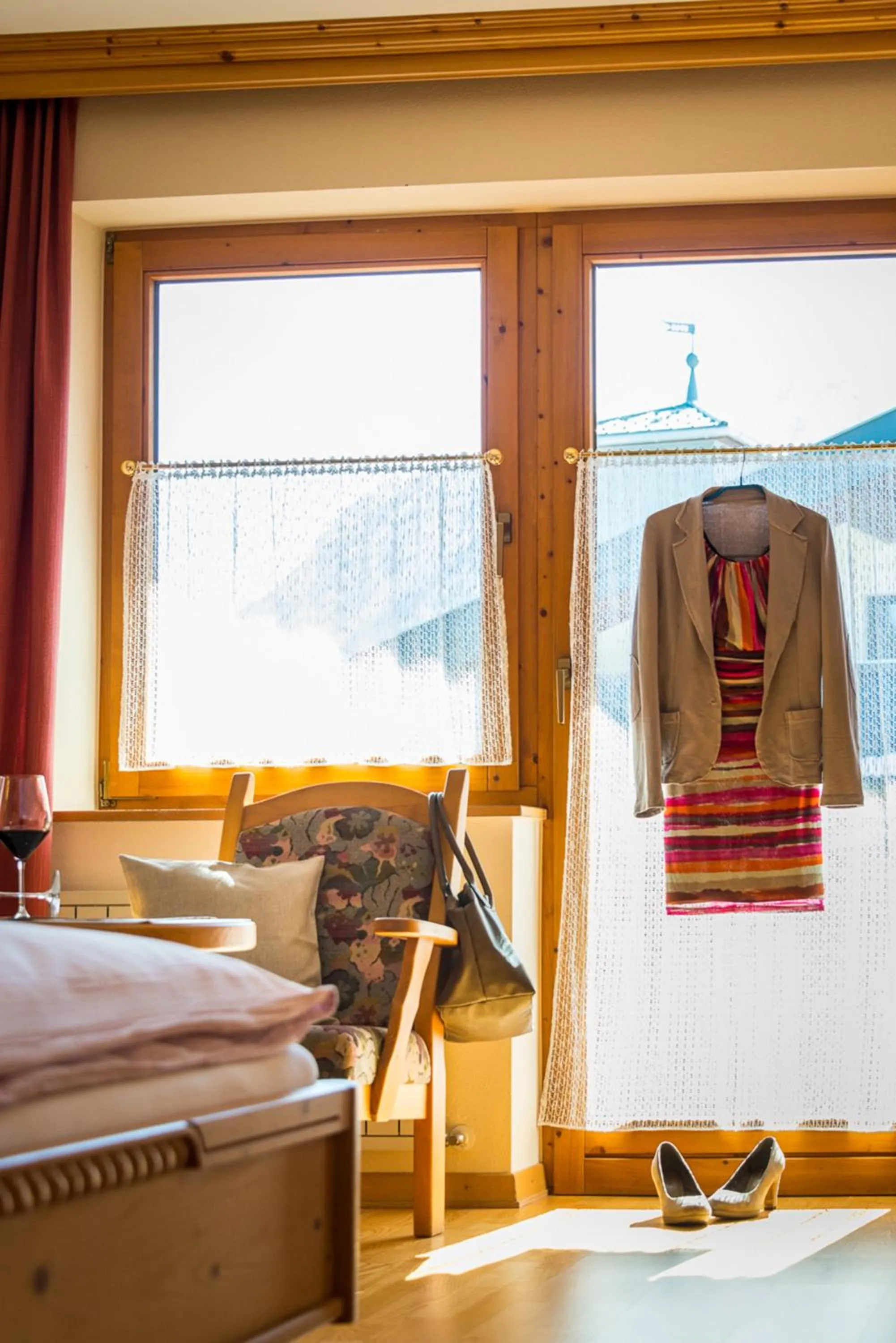 Bed in Appartementhaus Alpenrose