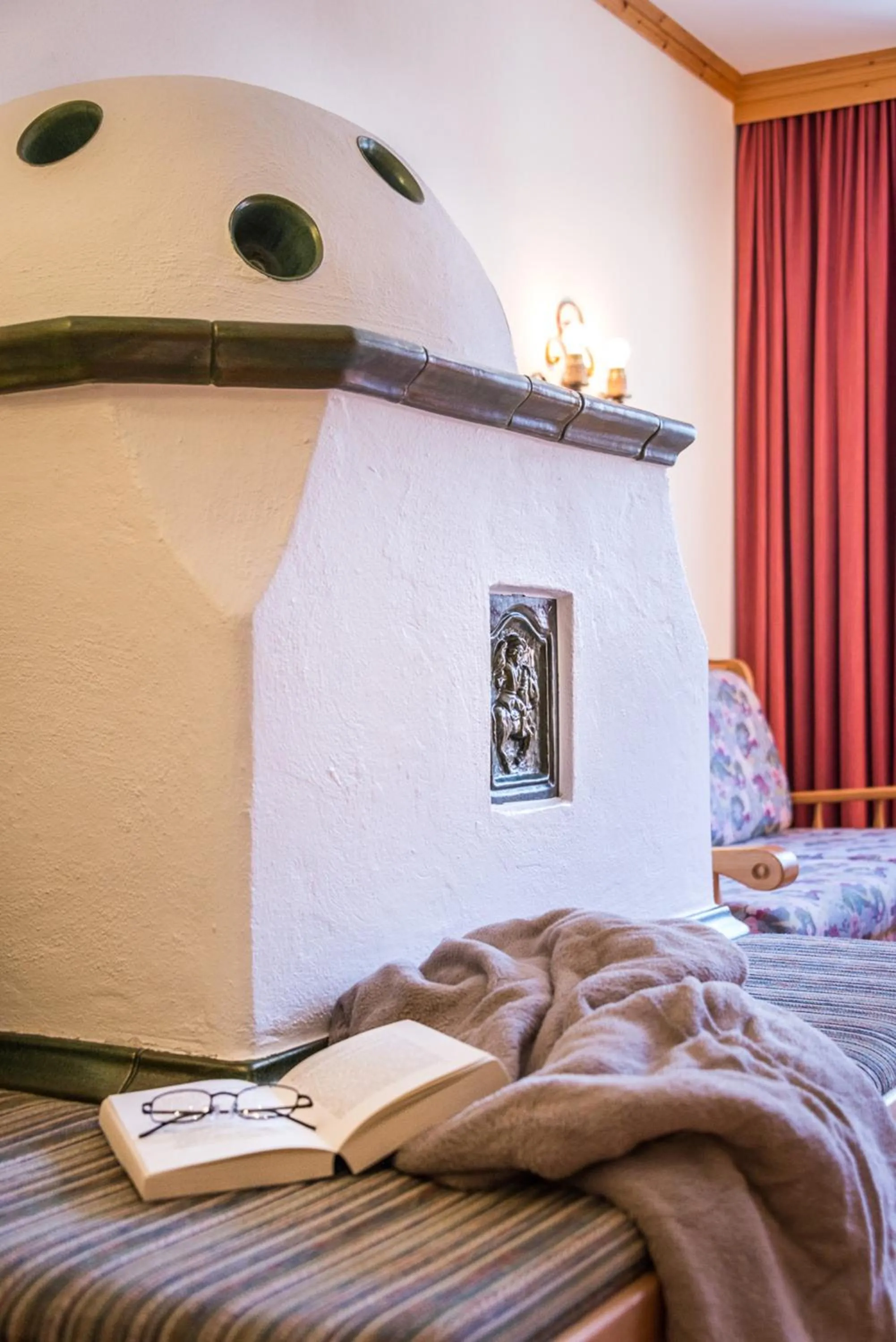 Decorative detail, Bed in Appartementhaus Alpenrose