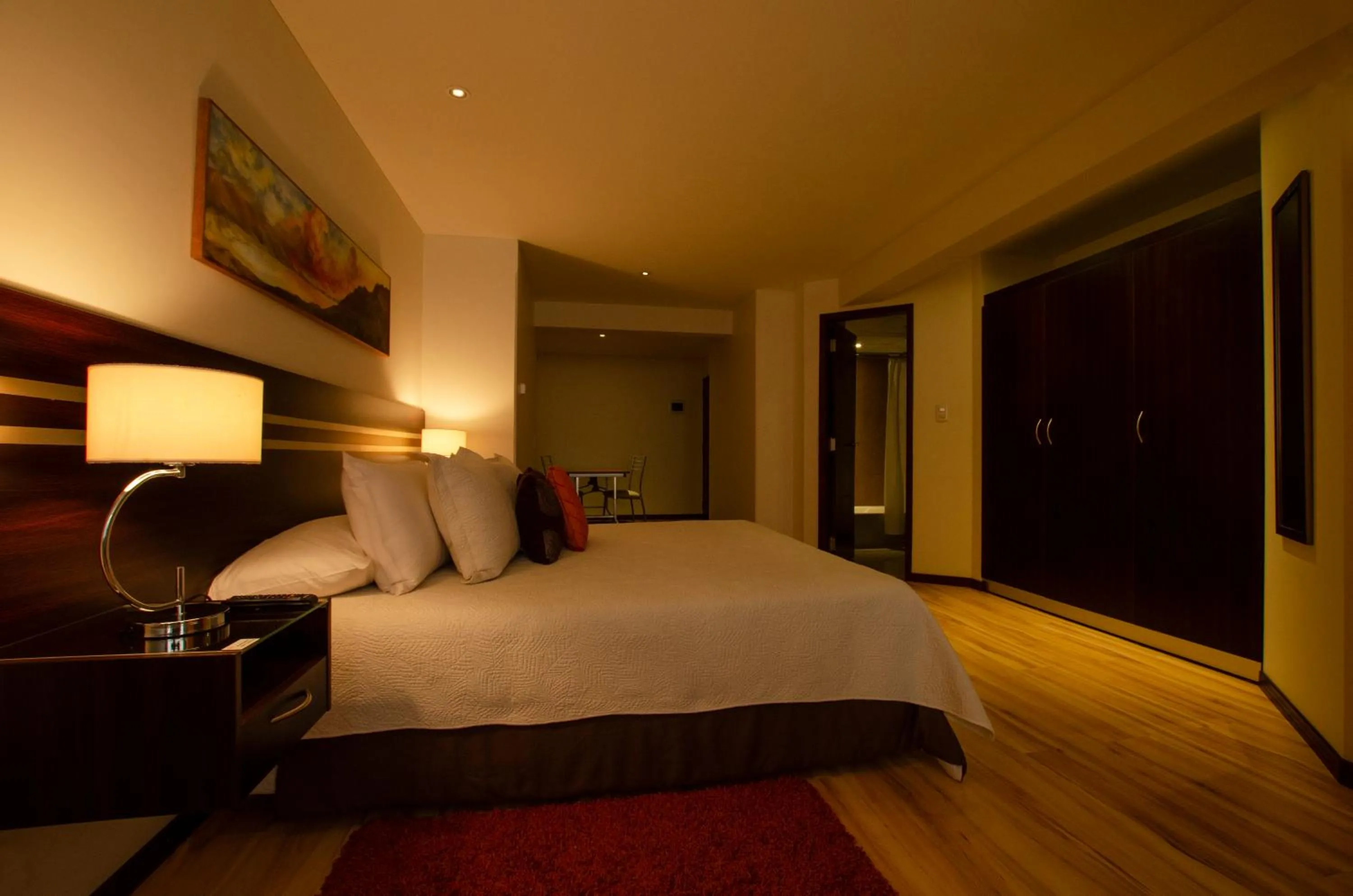Bed in Hotel NC La Paz
