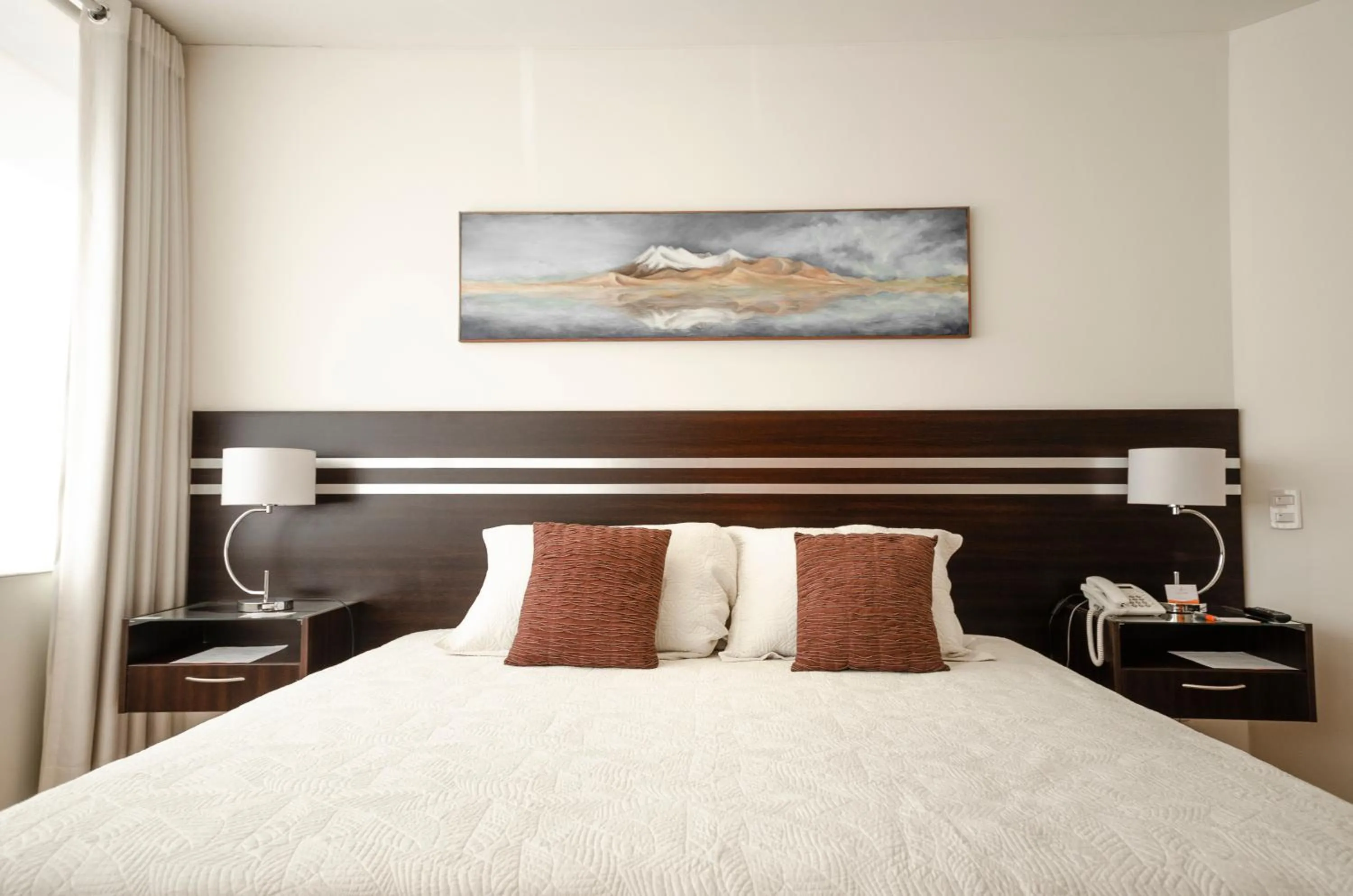 Bed in Hotel NC La Paz
