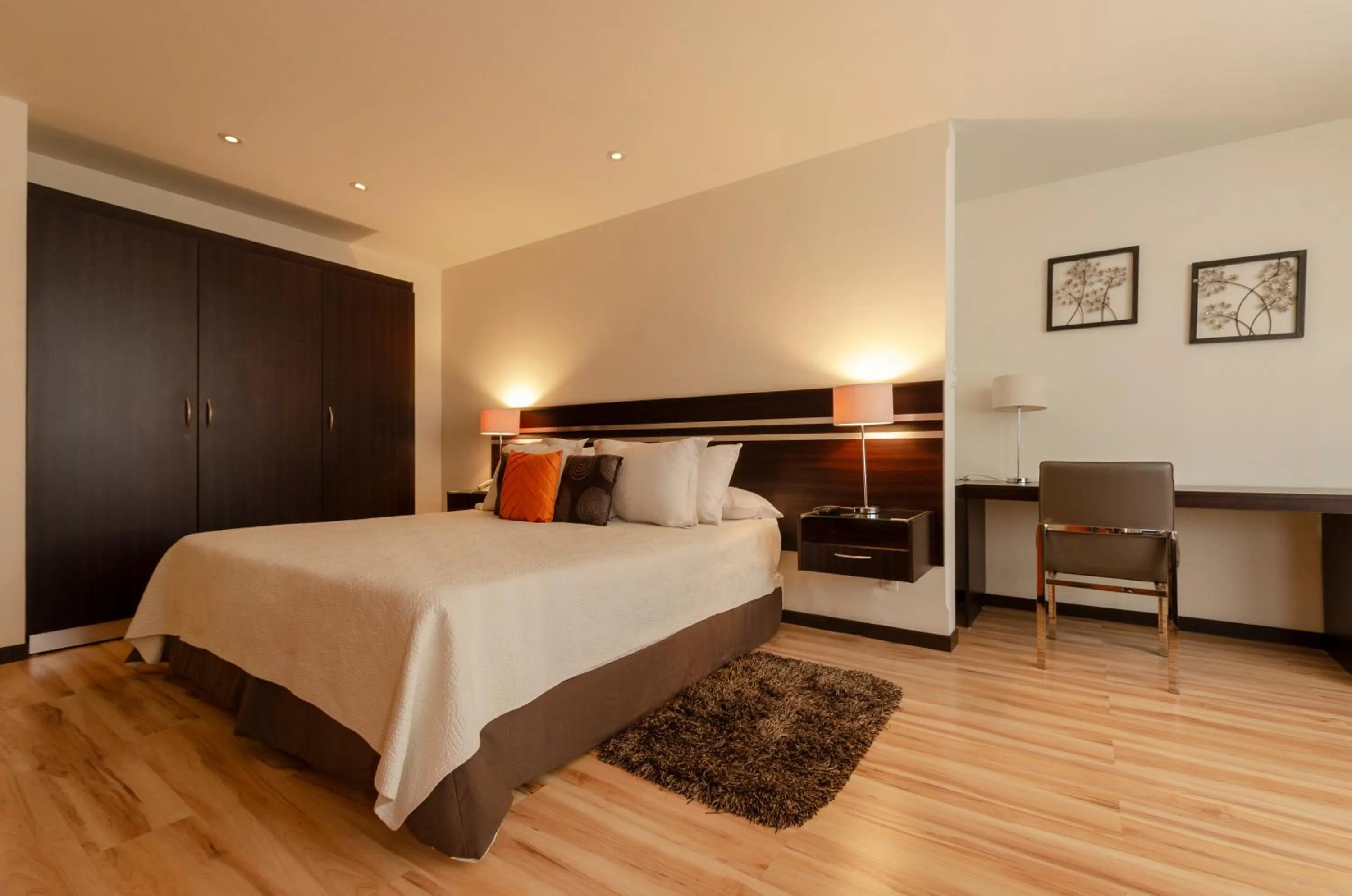 Bed in Hotel NC La Paz