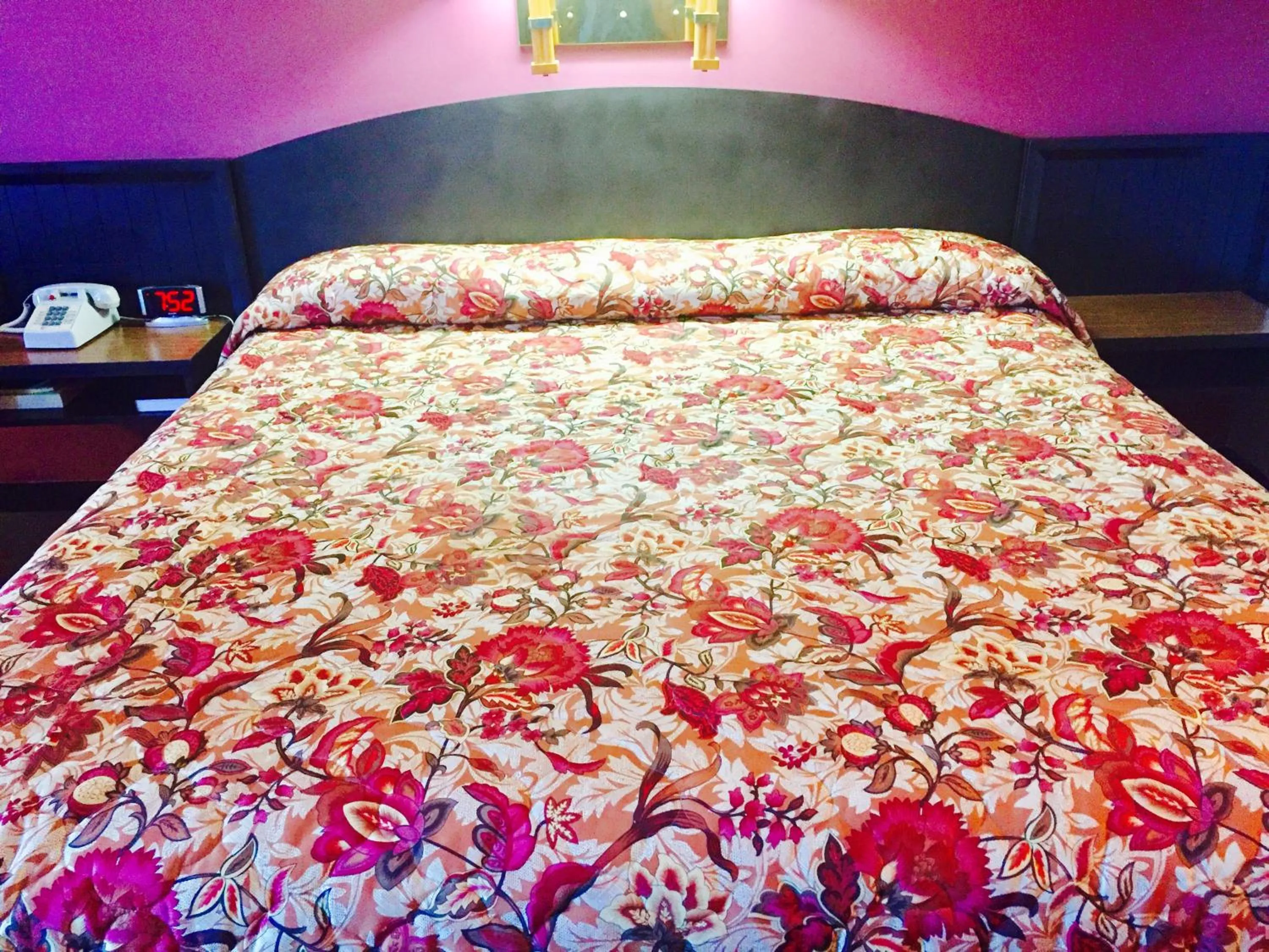 Photo of the whole room, Bed in Rock City Motel