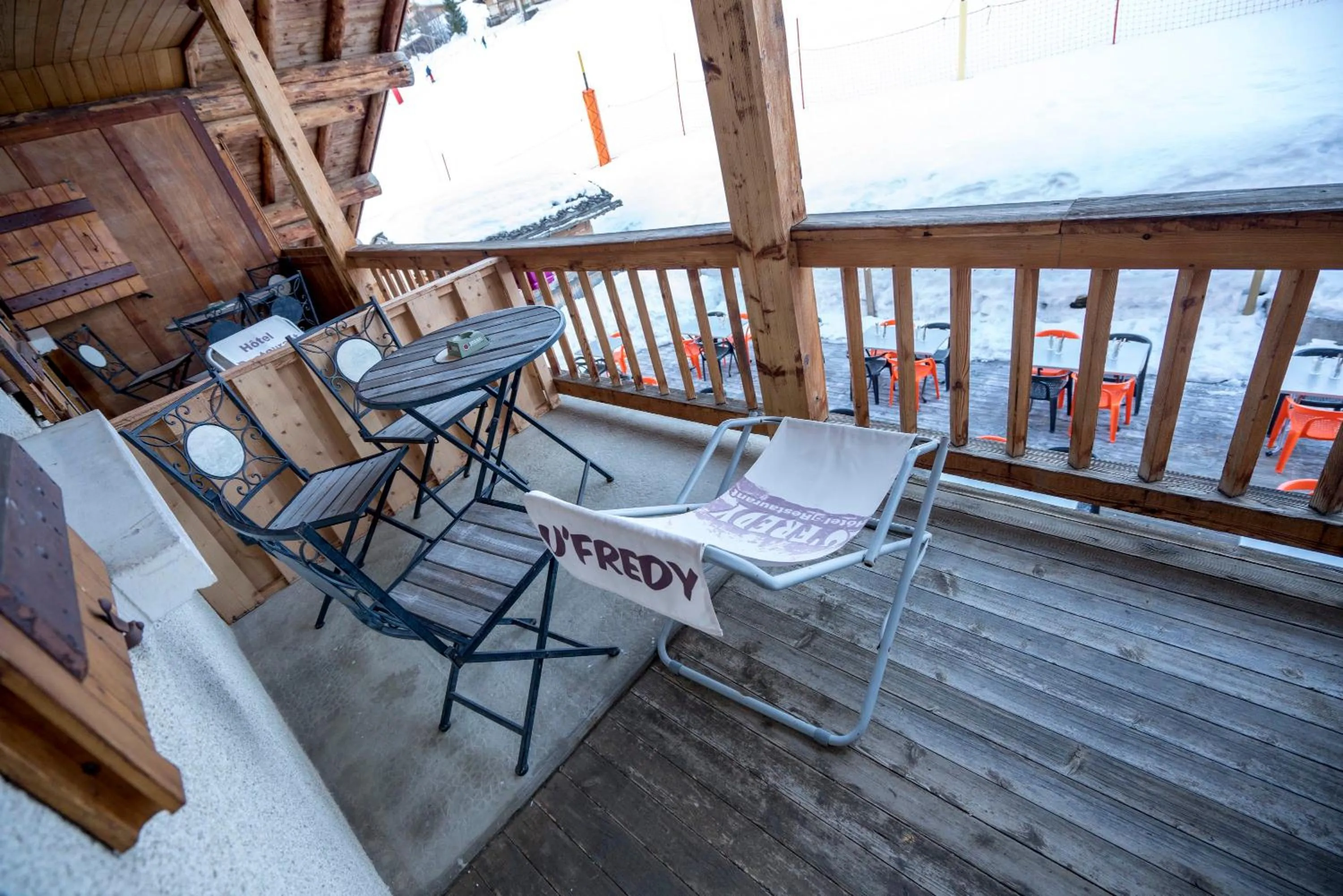 Mountain view in Hôtel Restaurant U'Fredy