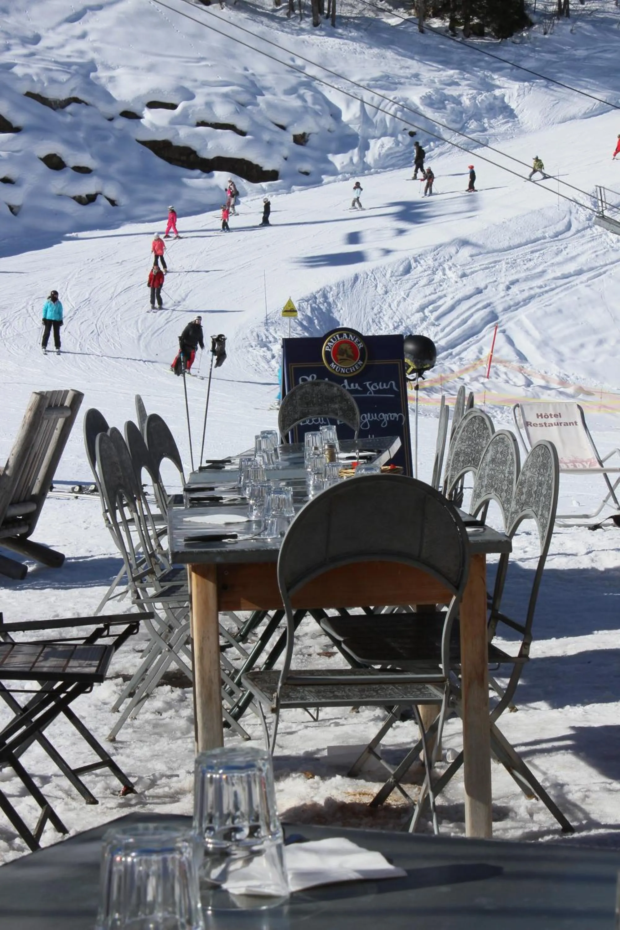 Winter in Hôtel Restaurant U'Fredy