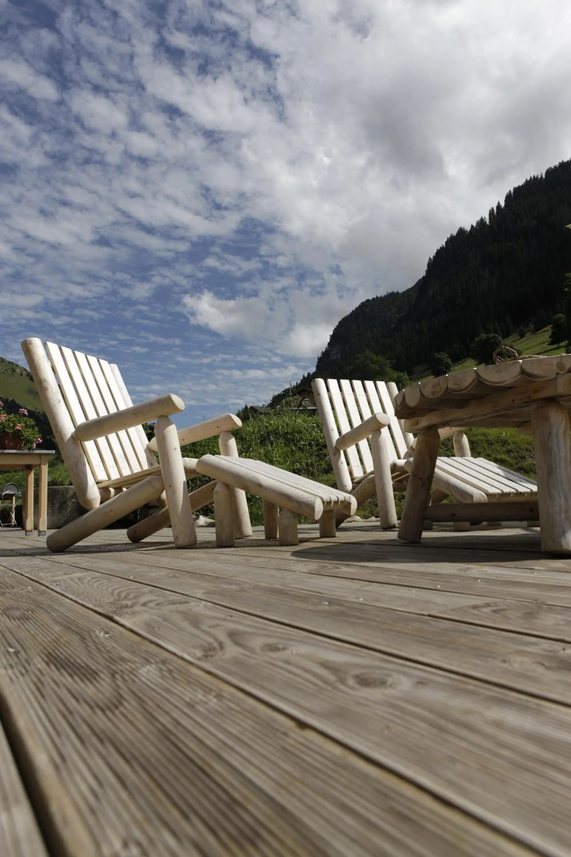 Balcony/Terrace in Hôtel Restaurant U'Fredy