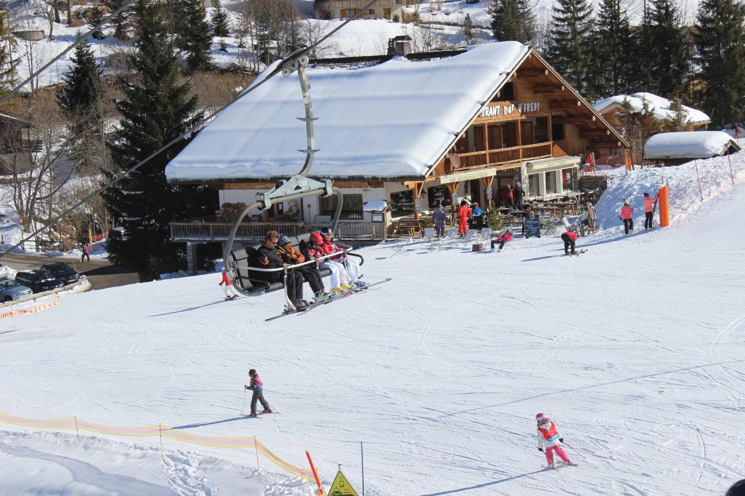 Winter in Hôtel Restaurant U'Fredy