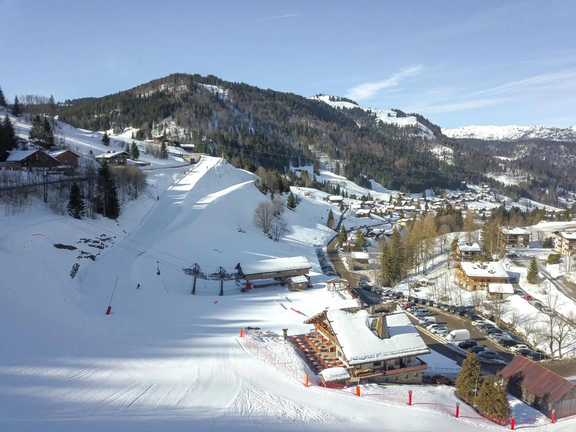 Bird's eye view in Hôtel Restaurant U'Fredy