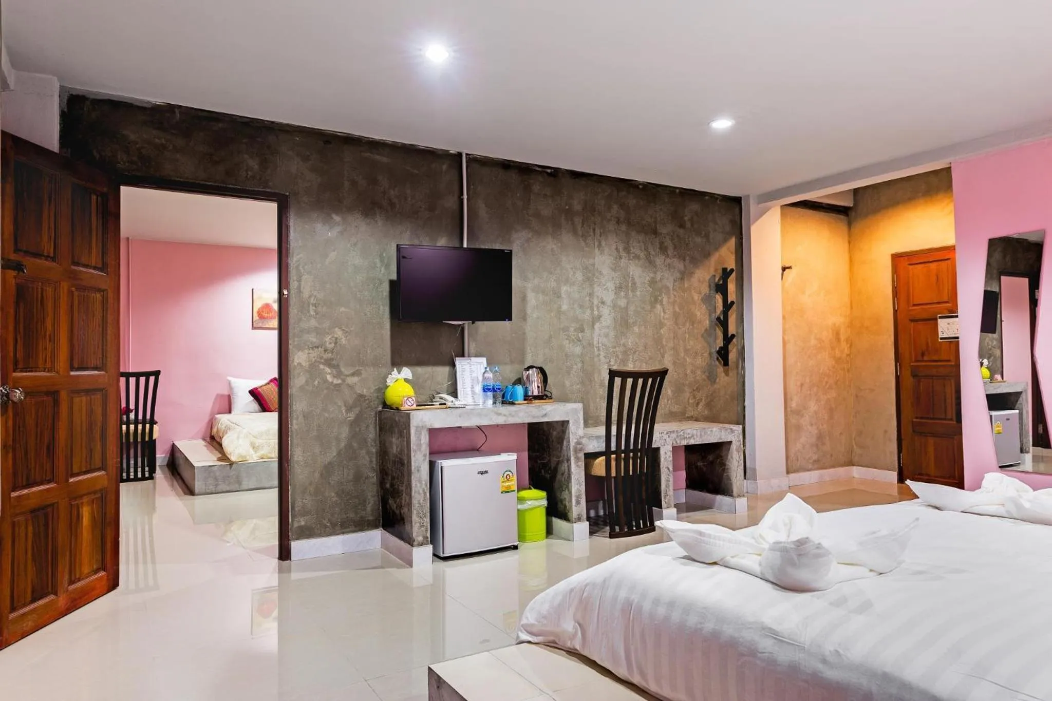 Bed in The Guest Hotel Krabi