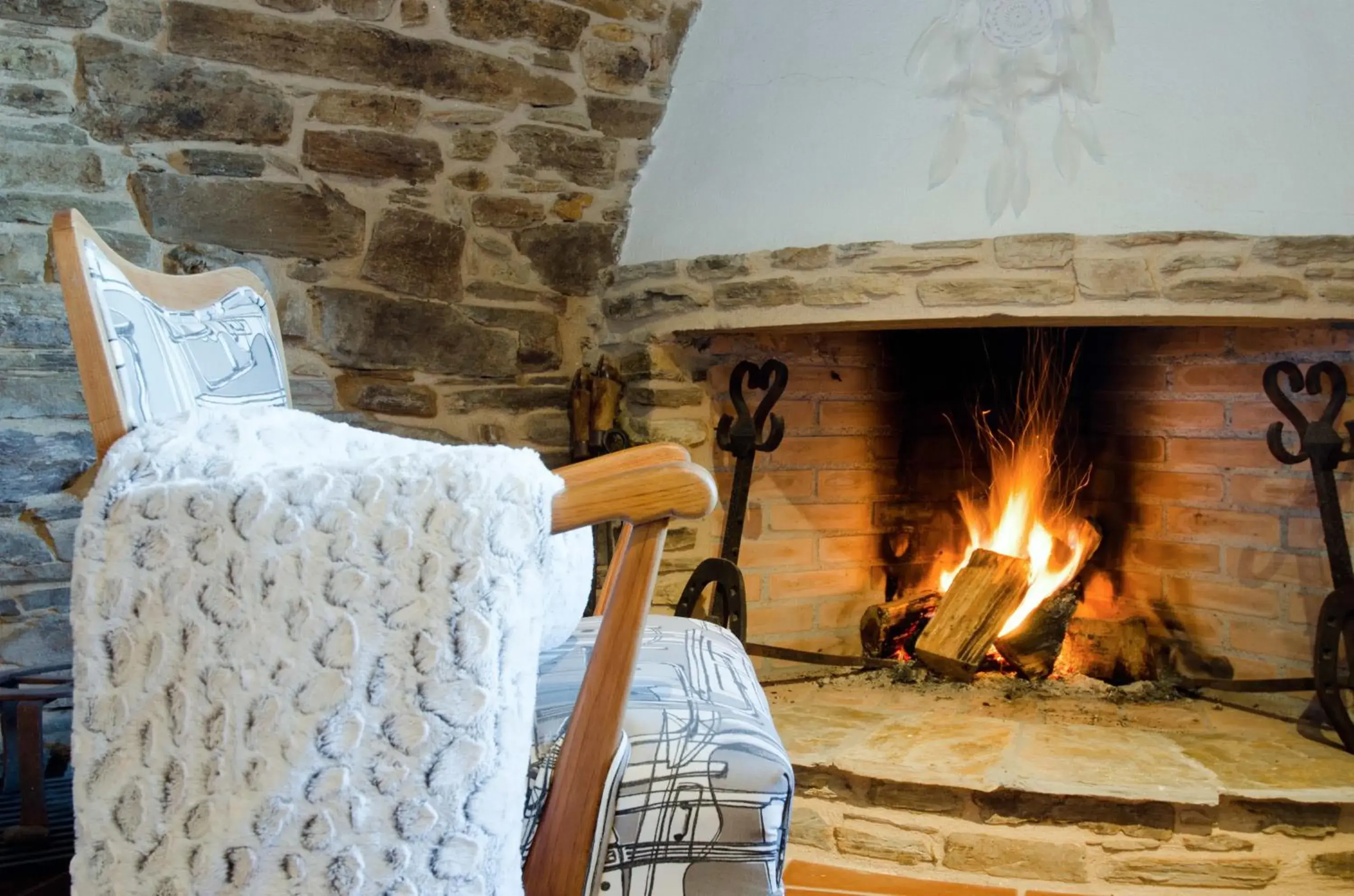 Living room in Complejo Rural Lar de Vies Living room in Complejo Rural Lar de Vies