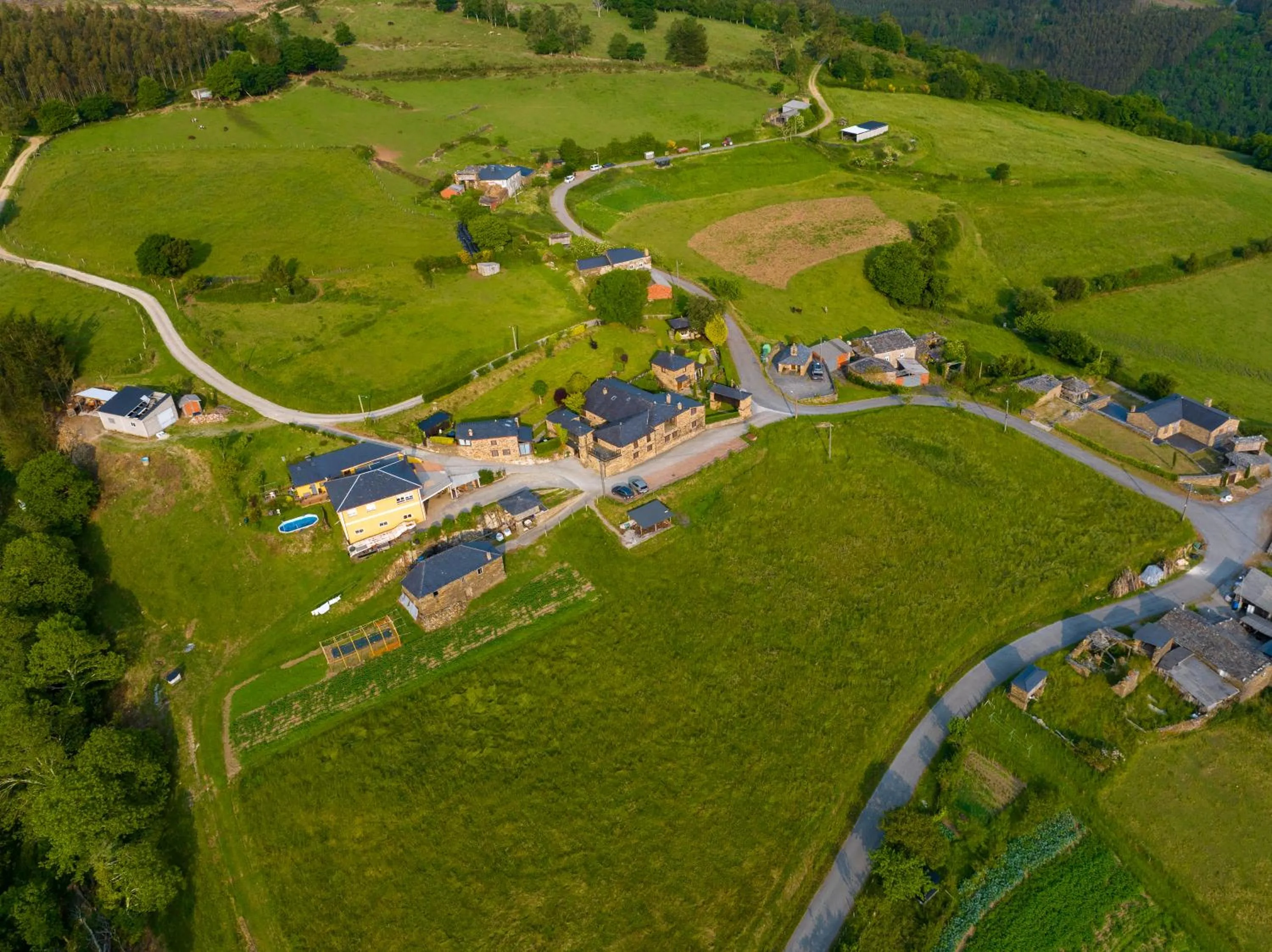 Bird's eye view in Complejo Rural Lar de Vies