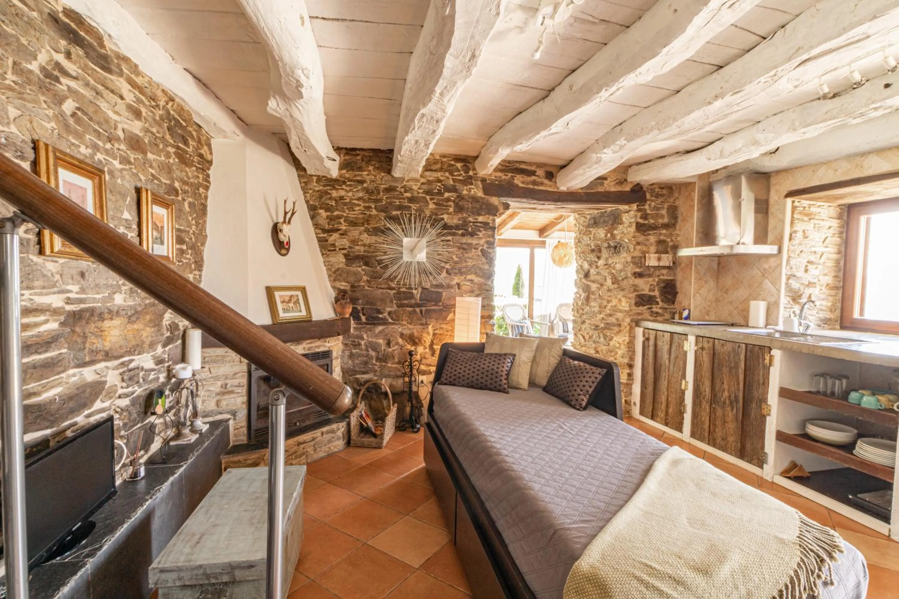 Living room in Complejo Rural Lar de Vies
