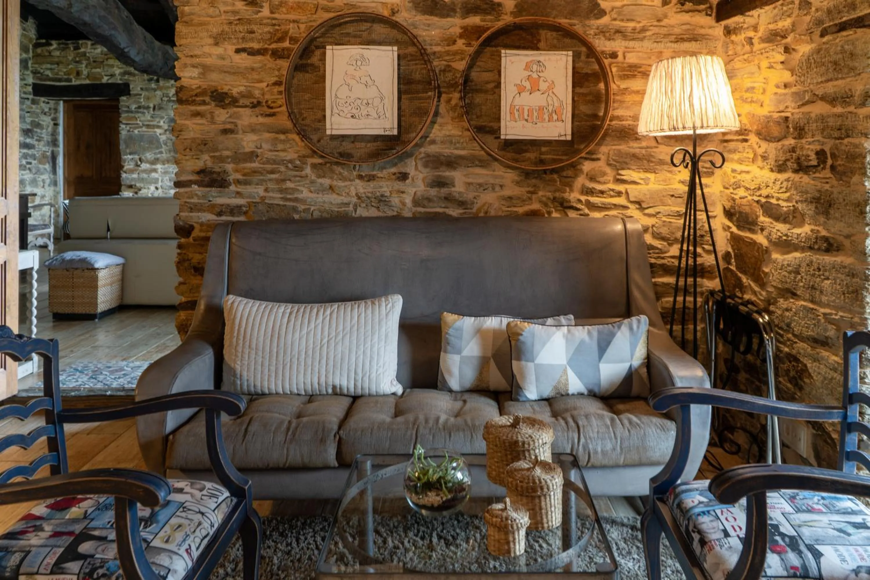 Living room in Complejo Rural Lar de Vies