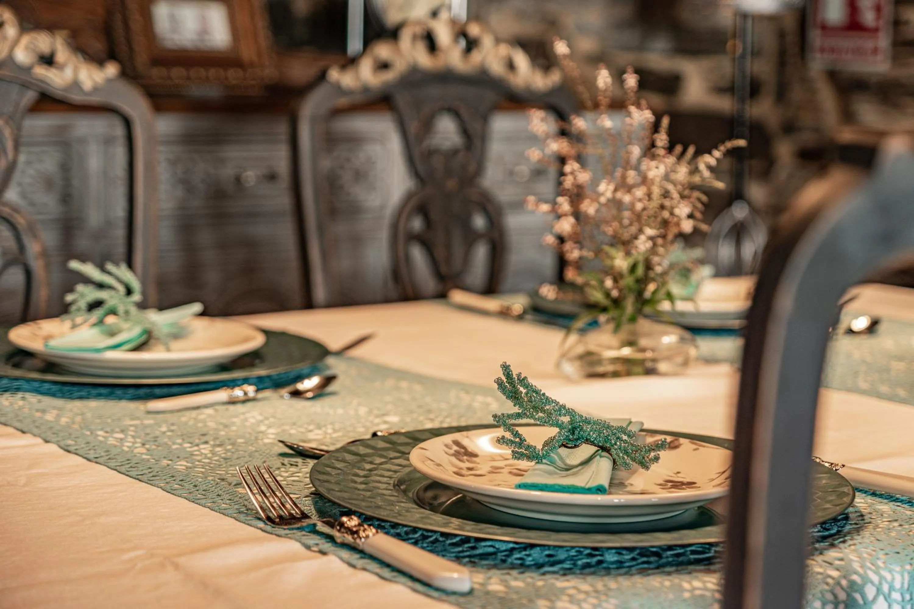 Dining area in Complejo Rural Lar de Vies
