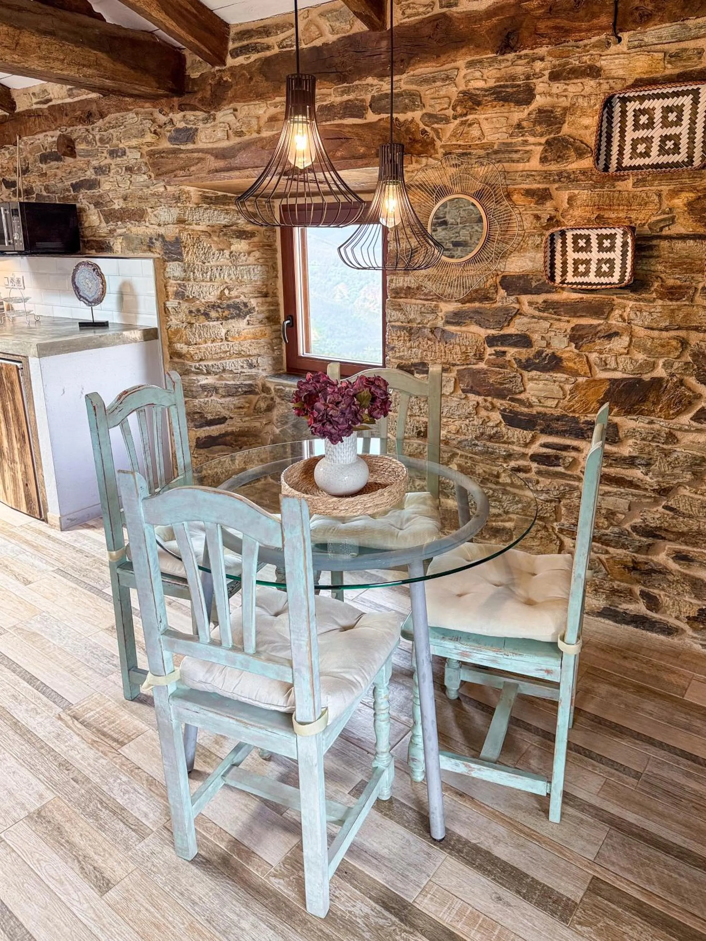 Dining area in Complejo Rural Lar de Vies