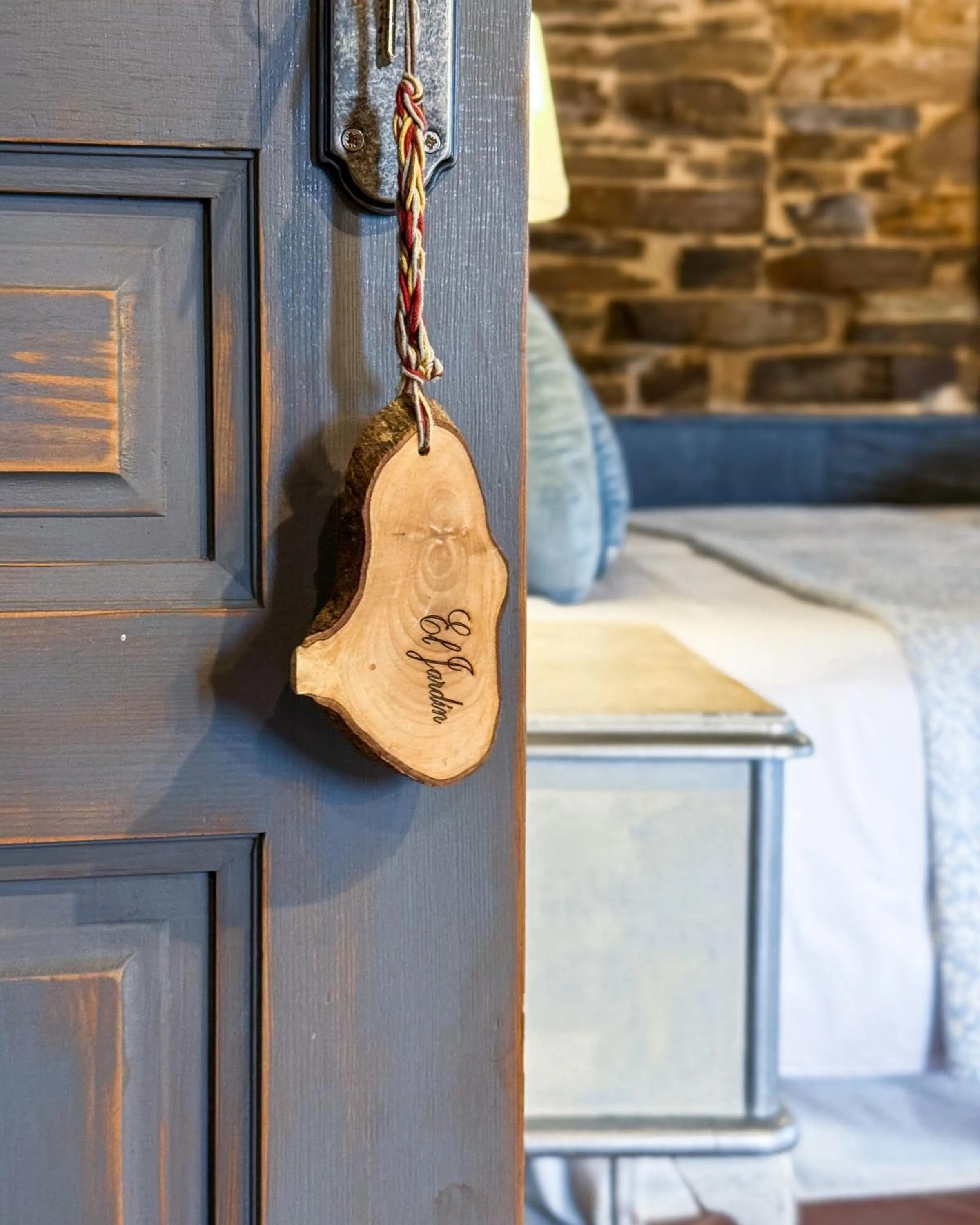 Decorative detail, Bed in Complejo Rural Lar de Vies