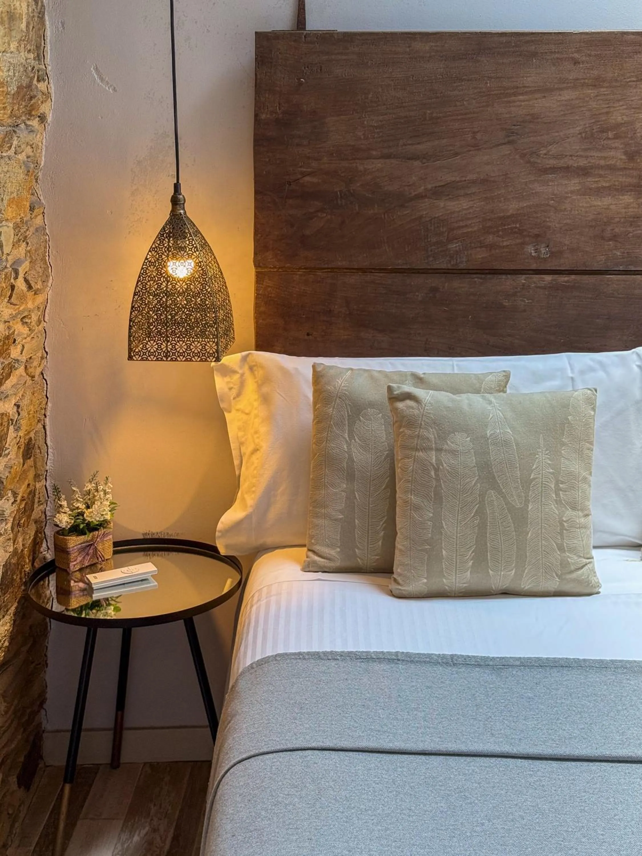 Bed in Complejo Rural Lar de Vies