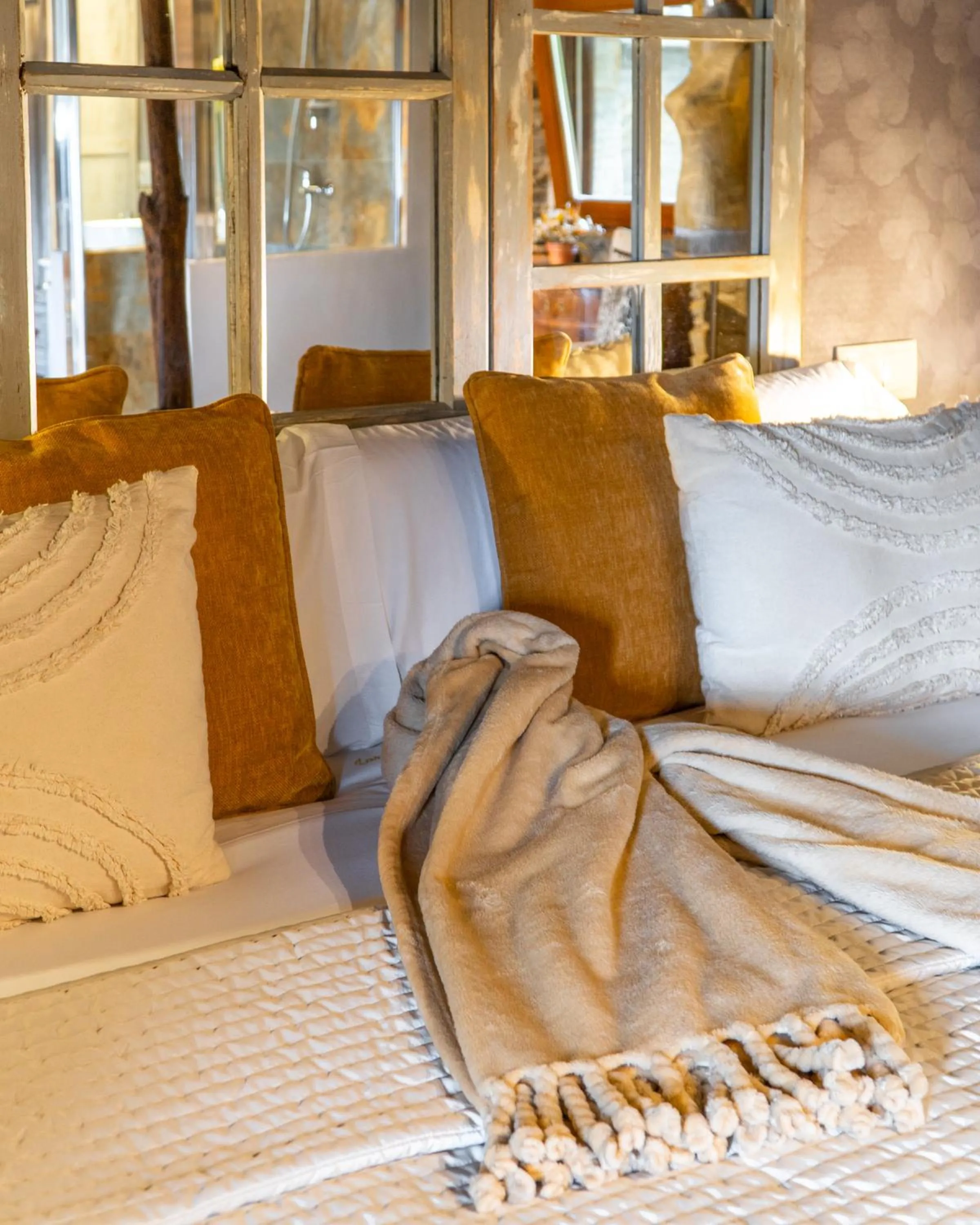 Bed in Complejo Rural Lar de Vies