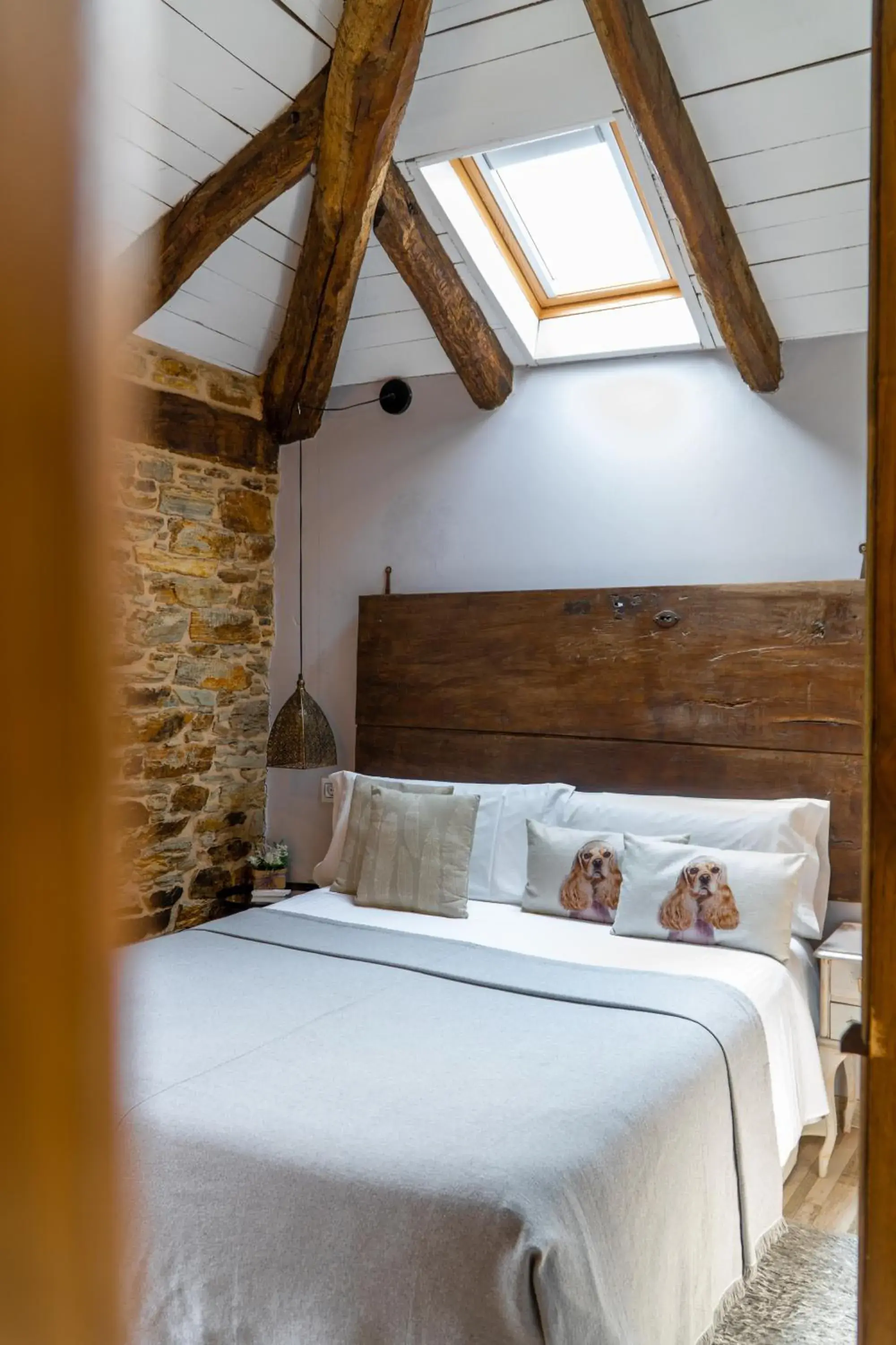 Bed in Complejo Rural Lar de Vies Bed in Complejo Rural Lar de Vies