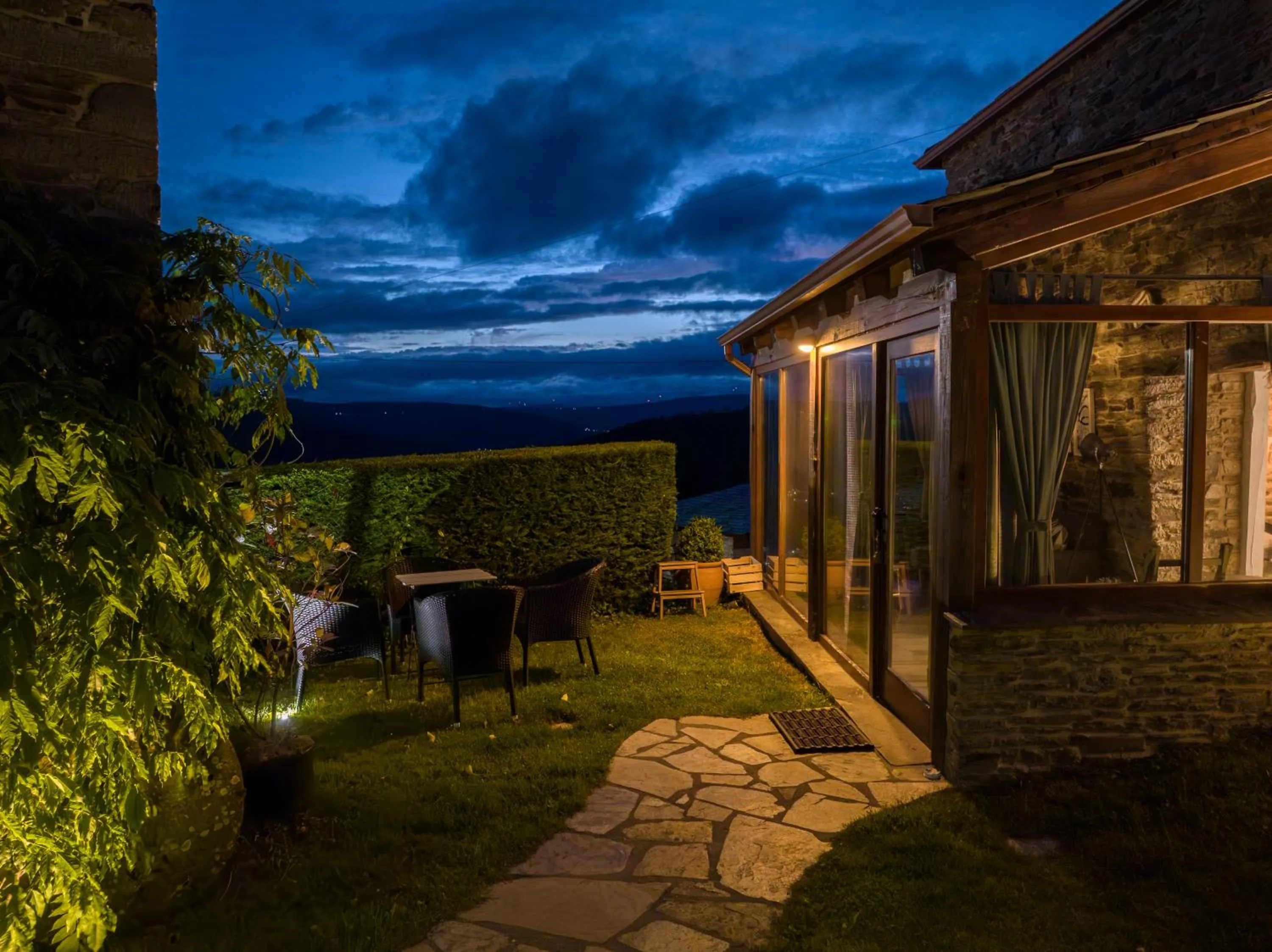 Patio in Complejo Rural Lar de Vies