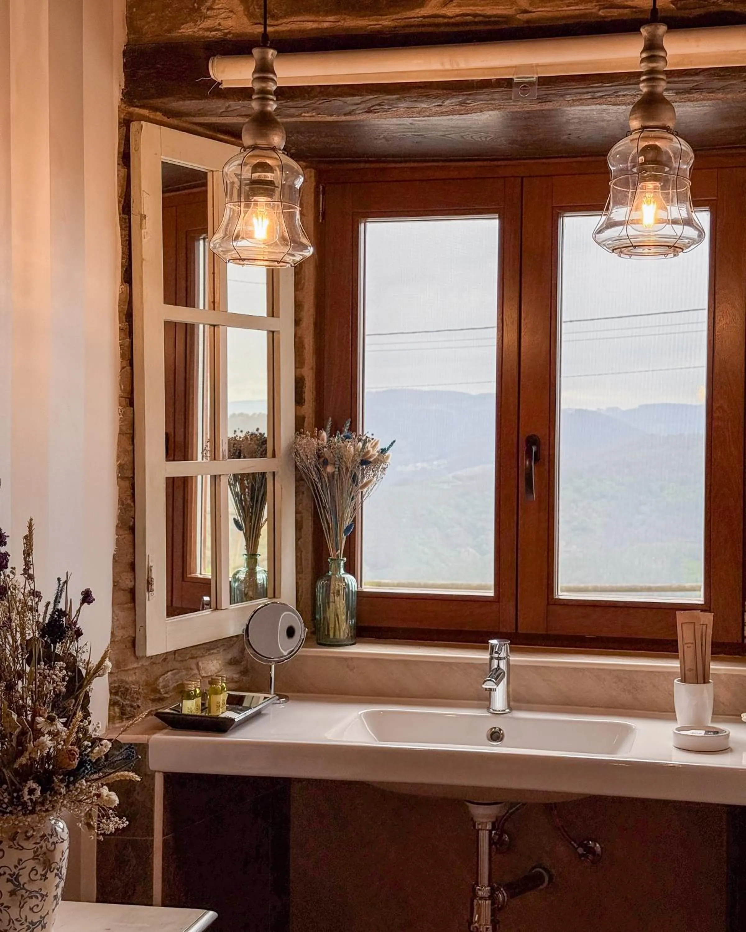 Bathroom in Complejo Rural Lar de Vies