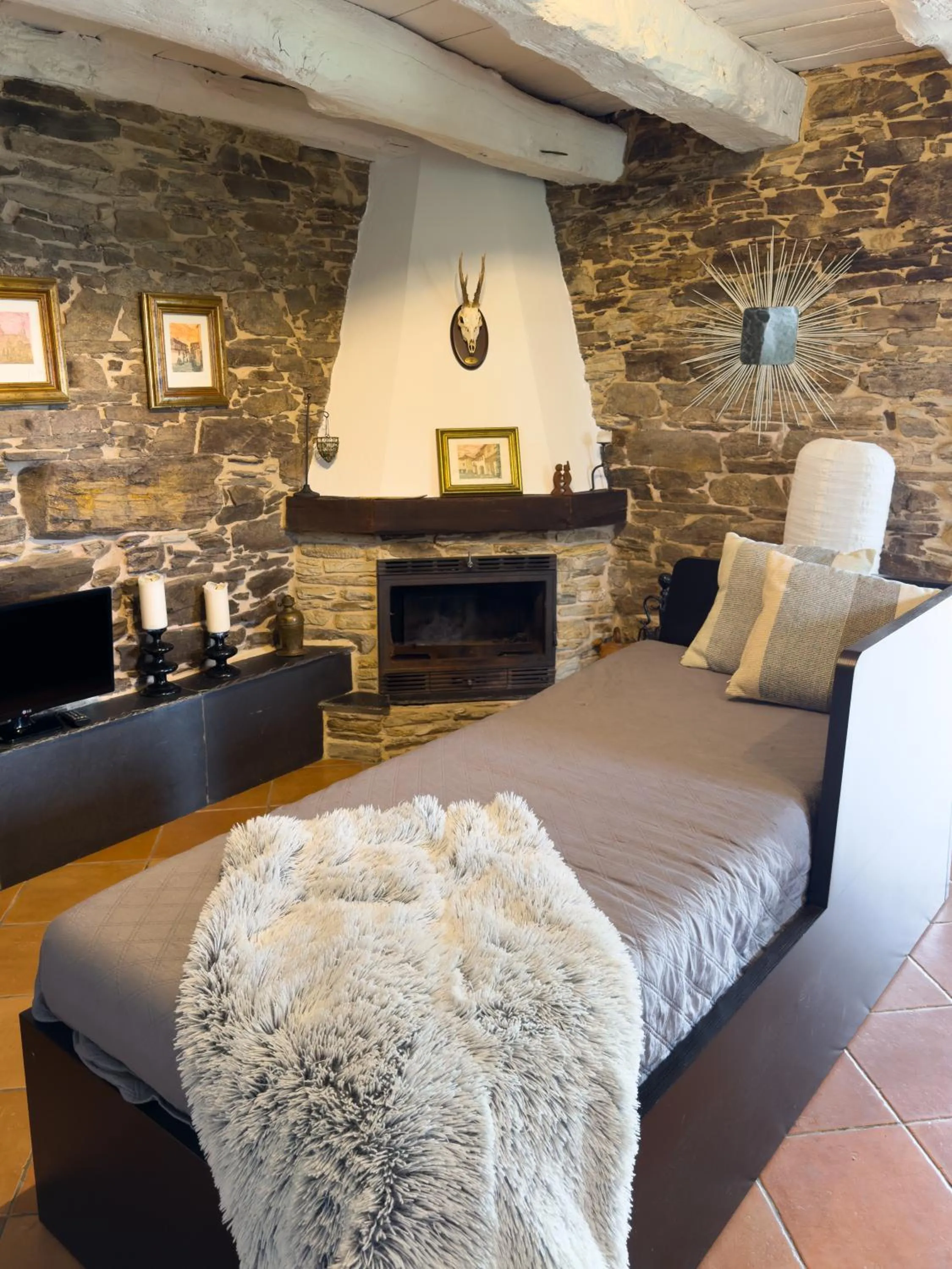 Living room in Complejo Rural Lar de Vies